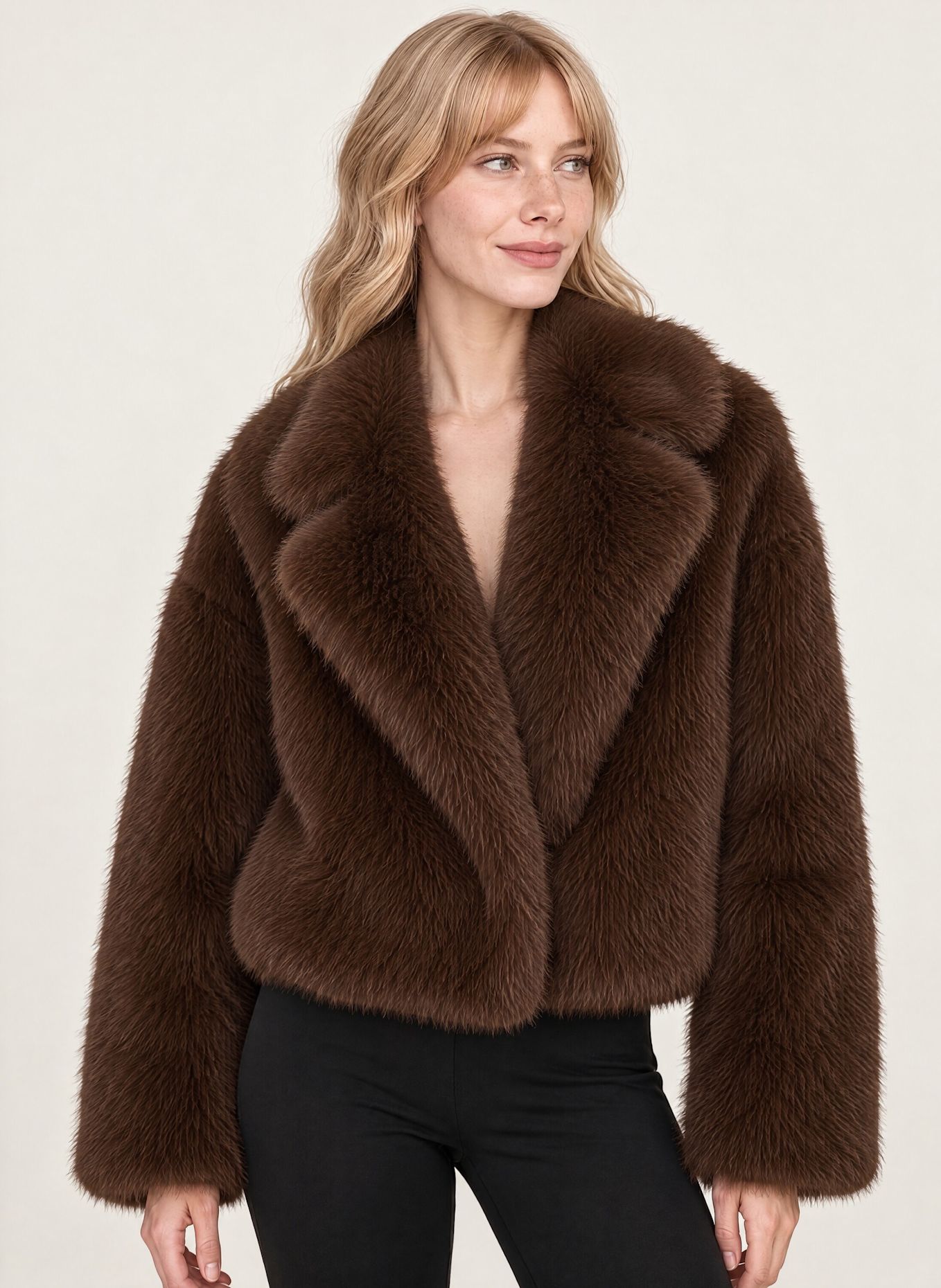 Cras Winterjacke LIECRAS: BRAUN