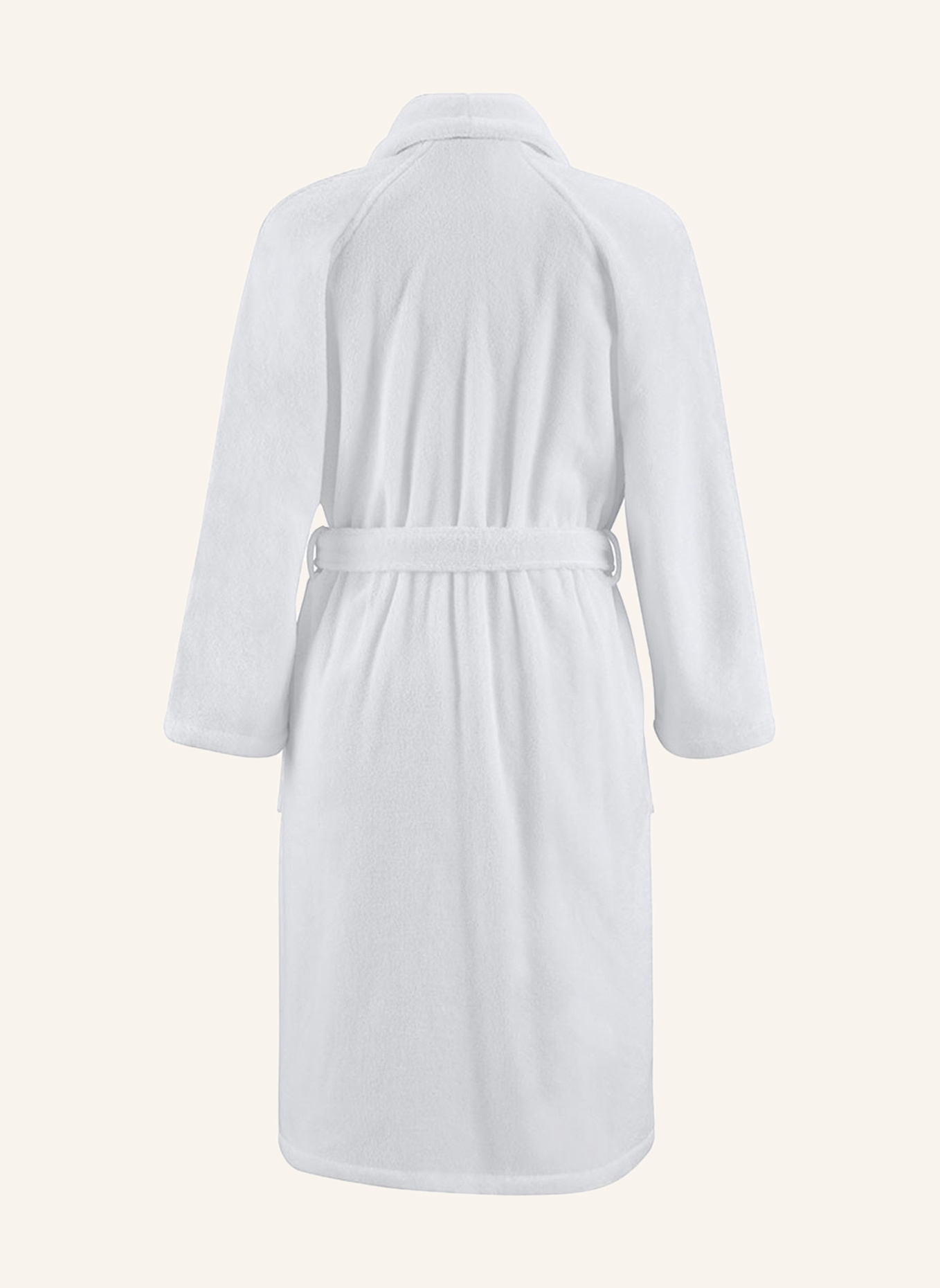 RALPH LAUREN HOME Bademantel LANGDON: WEISS