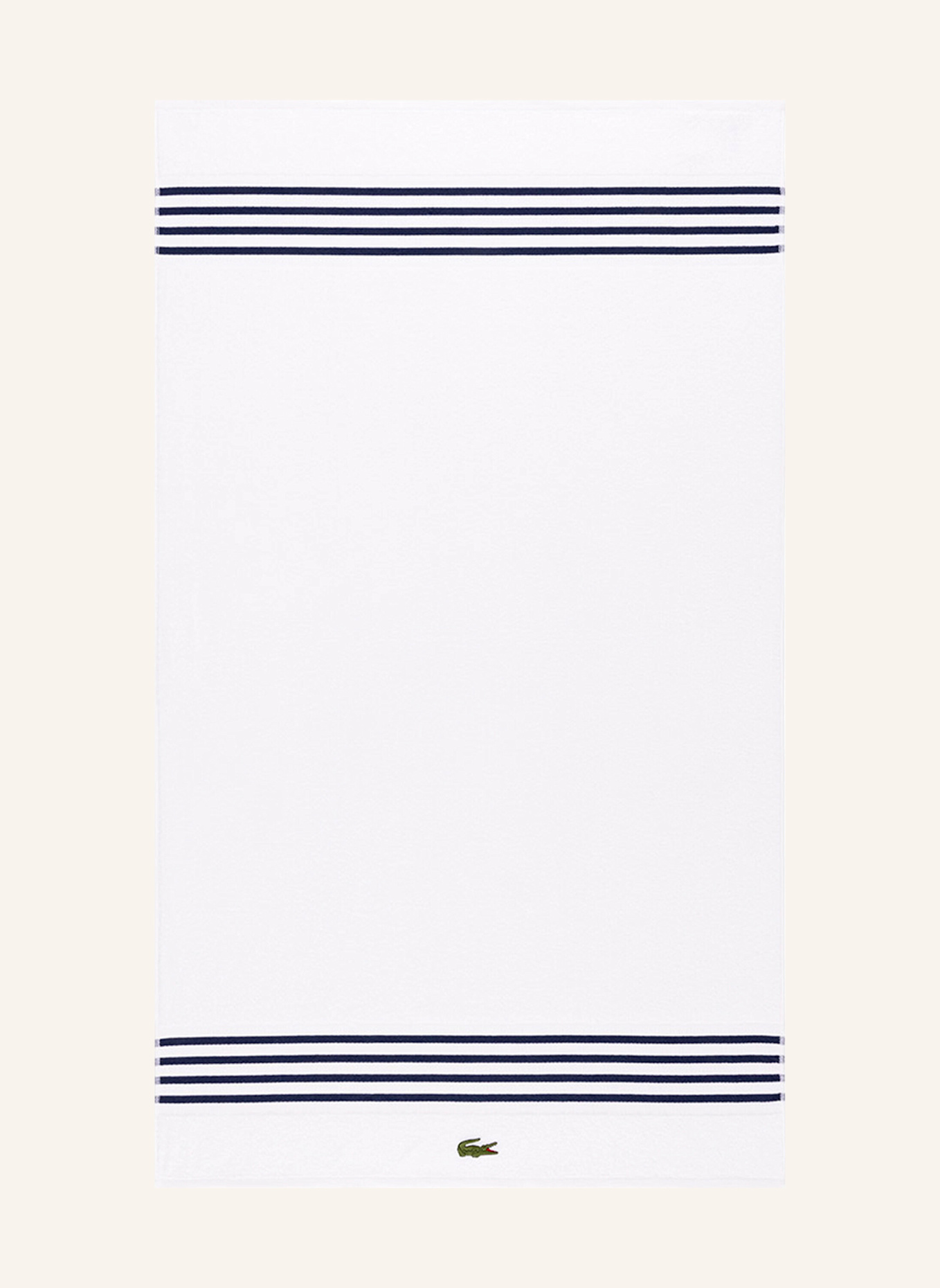 LACOSTE Badetuch LCOURTLI: DUNKELBLAU