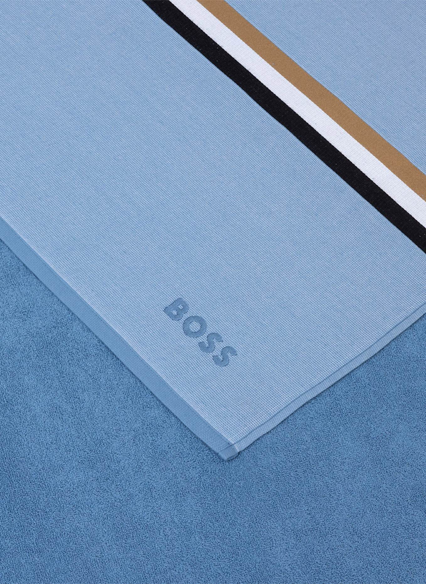 BOSS Strandtuch KUDA: DUNKELBLAU