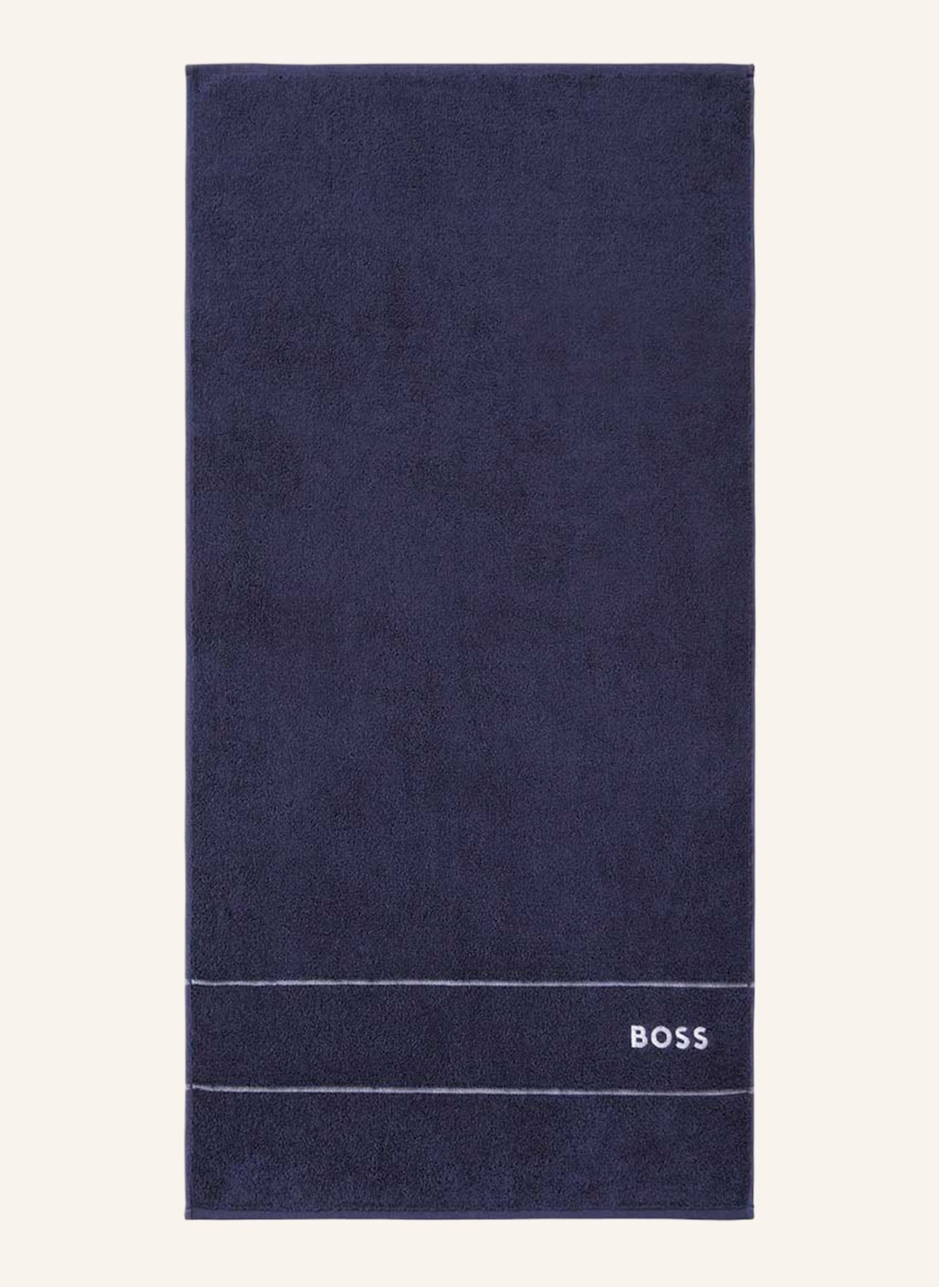 BOSS Handtuch 2er Set PLAIN: DUNKELBLAU