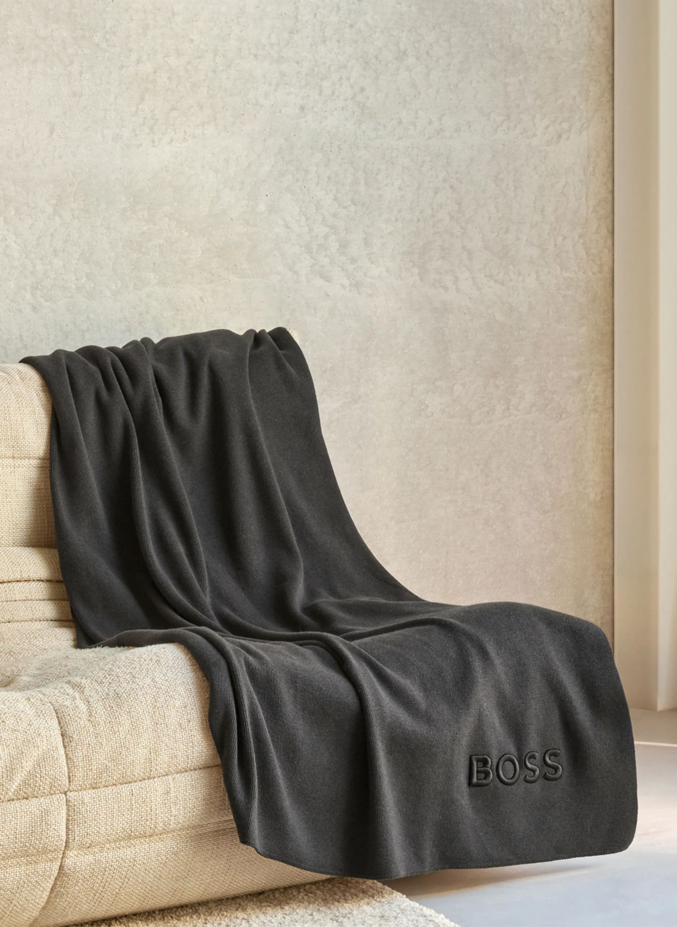 BOSS Plaid BOLDLOGO: SCHWARZ