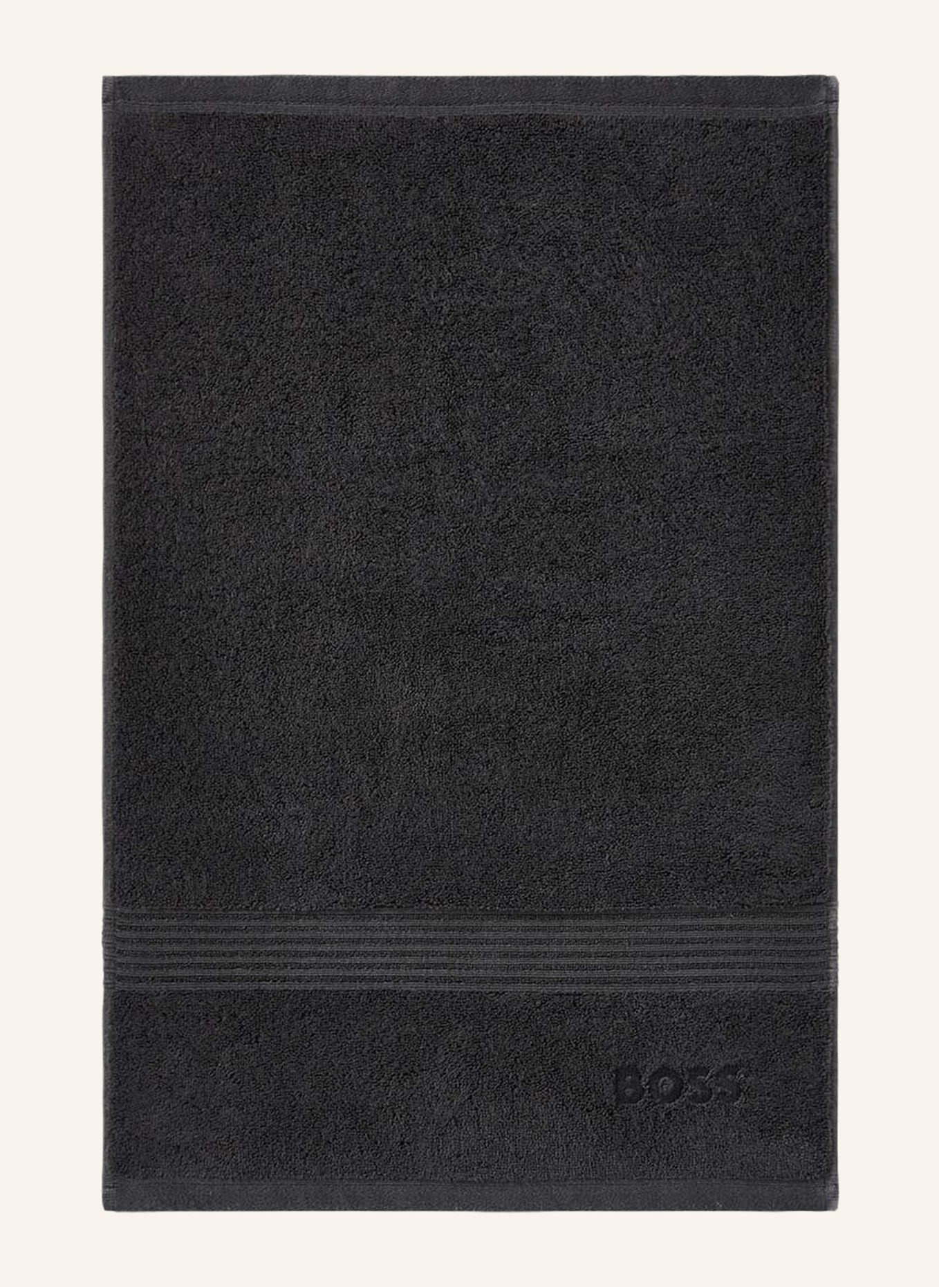 BOSS Gästetuch 2er Set LOFT: SCHWARZ