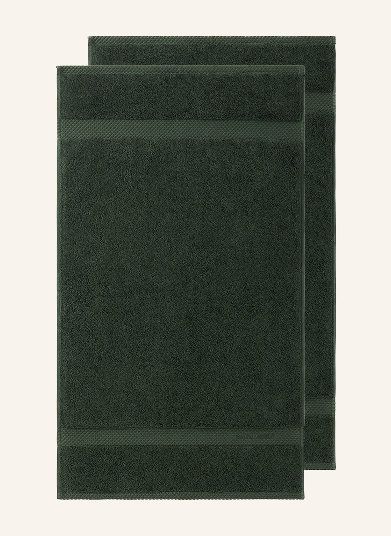 RALPH LAUREN HOME Gästetuch AVENUE: DUNKELGRÜN