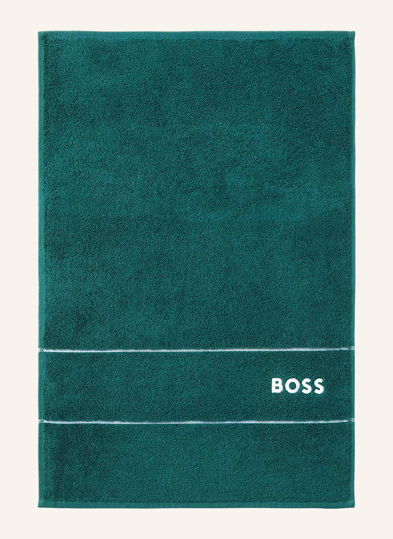 BOSS Gästetuch 2er Set PLAIN: DUNKELGRÜN