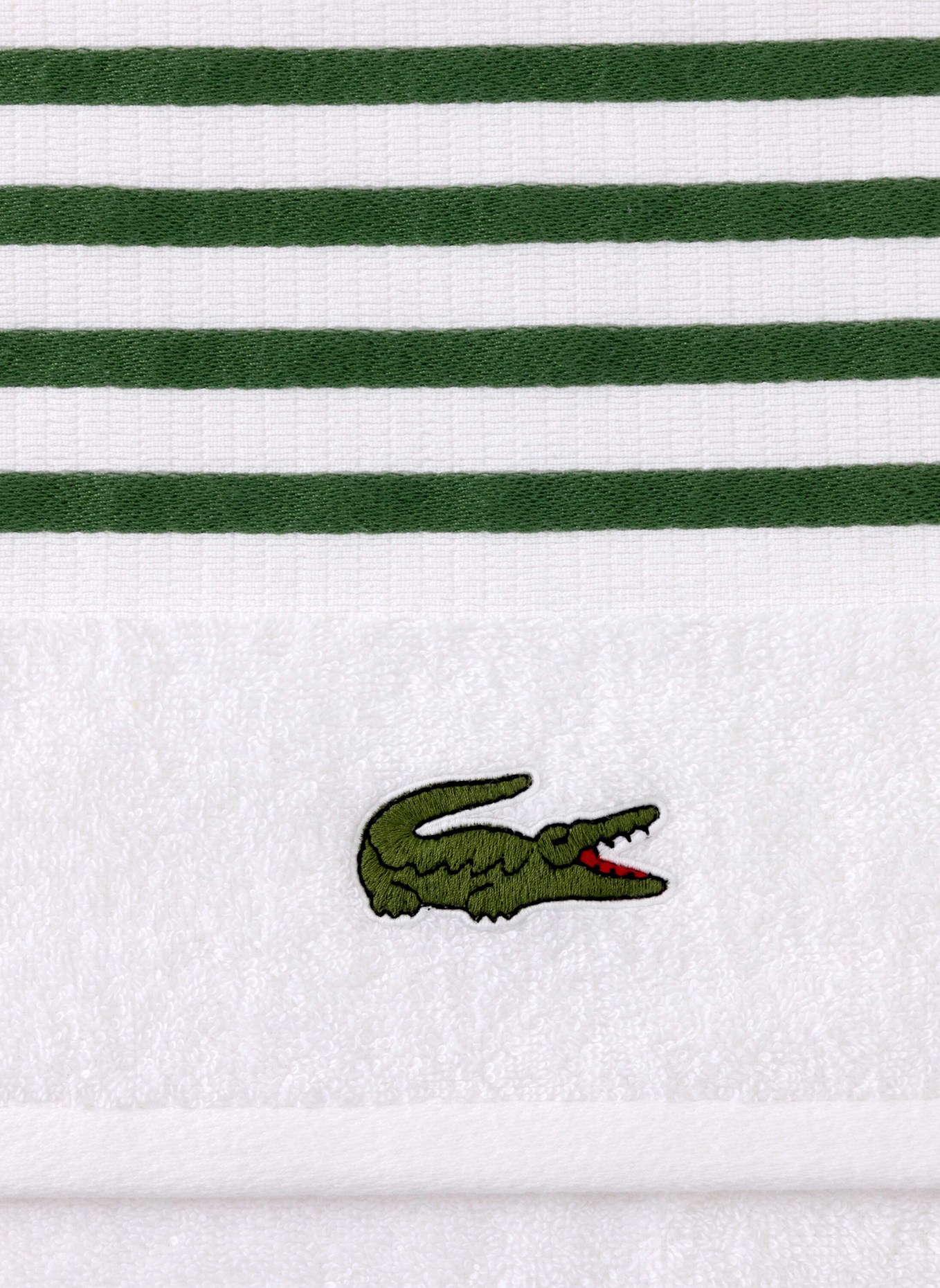 LACOSTE Duschtuch LCOURTLI: GRÜN