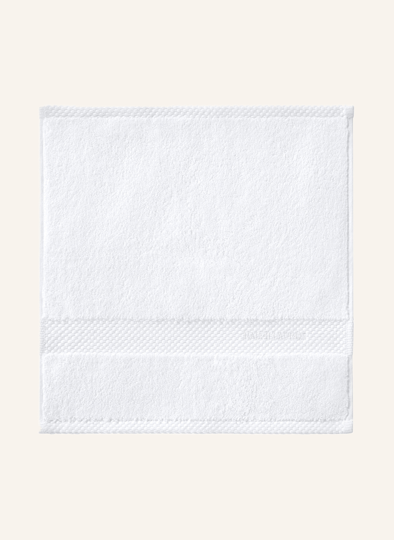 RALPH LAUREN HOME Waschlappen 4er Set AVENUE: WEISS