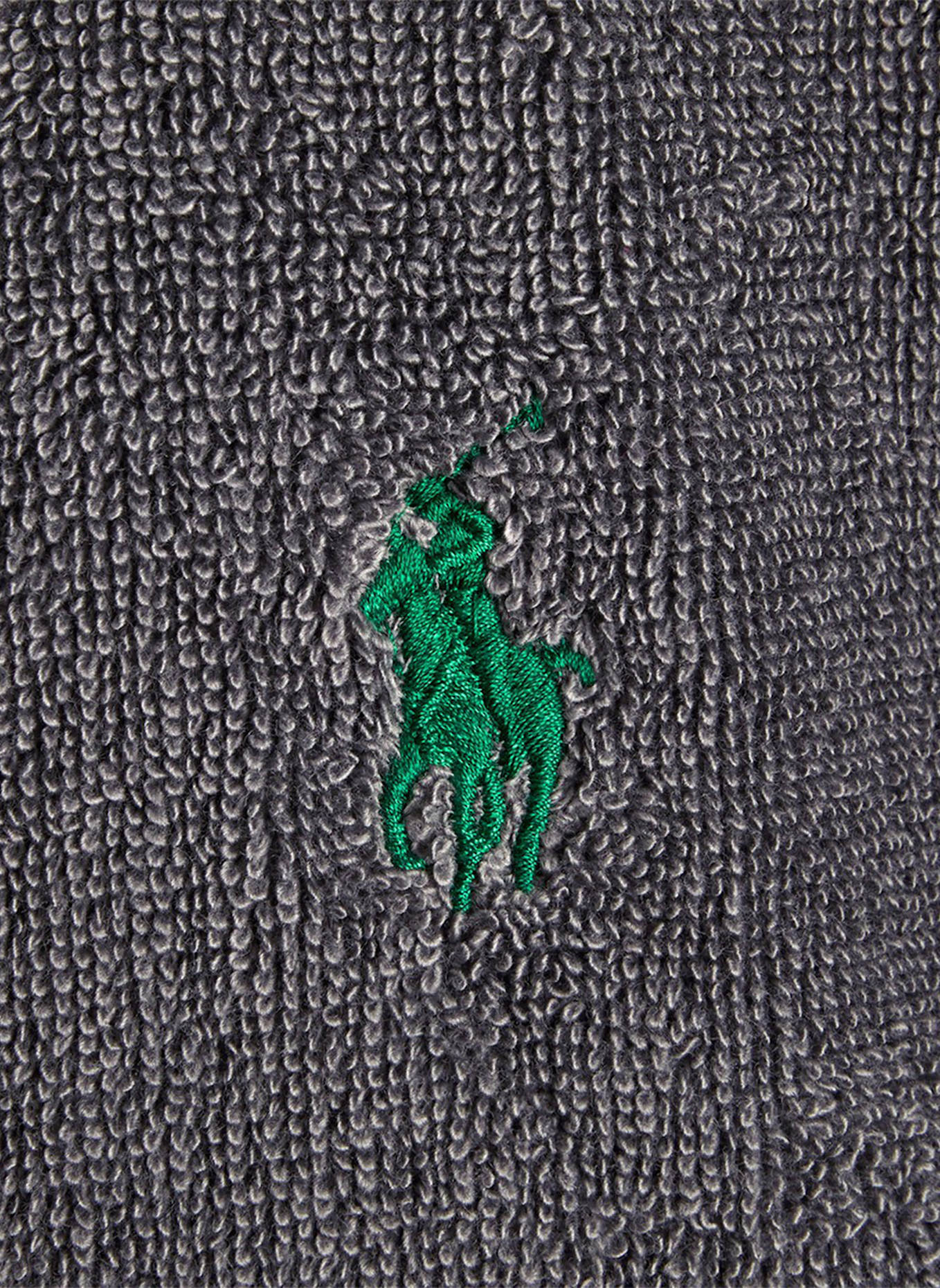 RALPH LAUREN HOME Bademantel POLOPLAYER: DUNKELGRAU