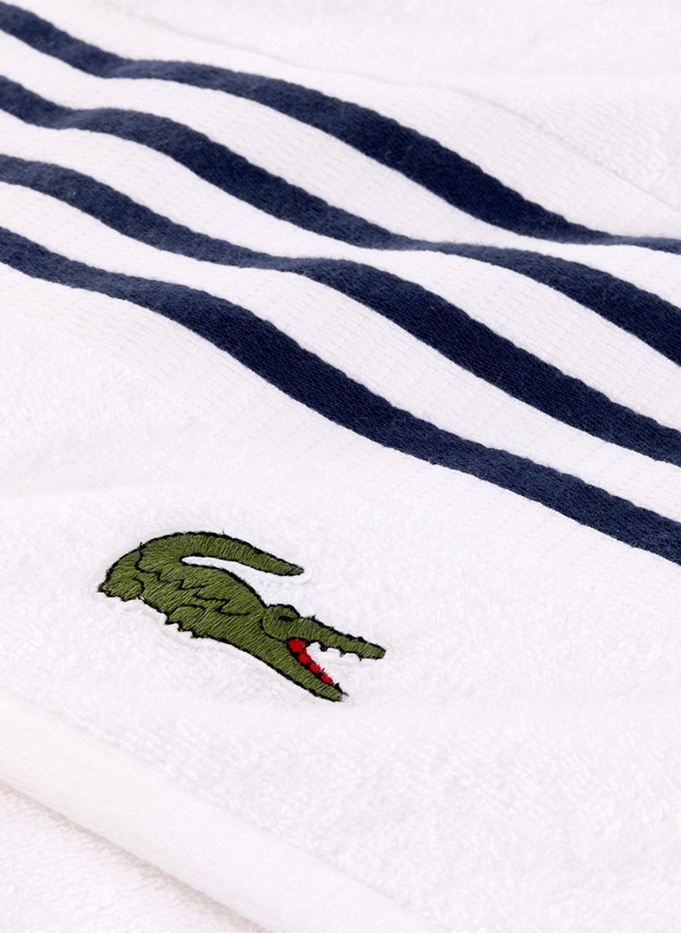 LACOSTE Duschtuch LCOURTLI: DUNKELBLAU
