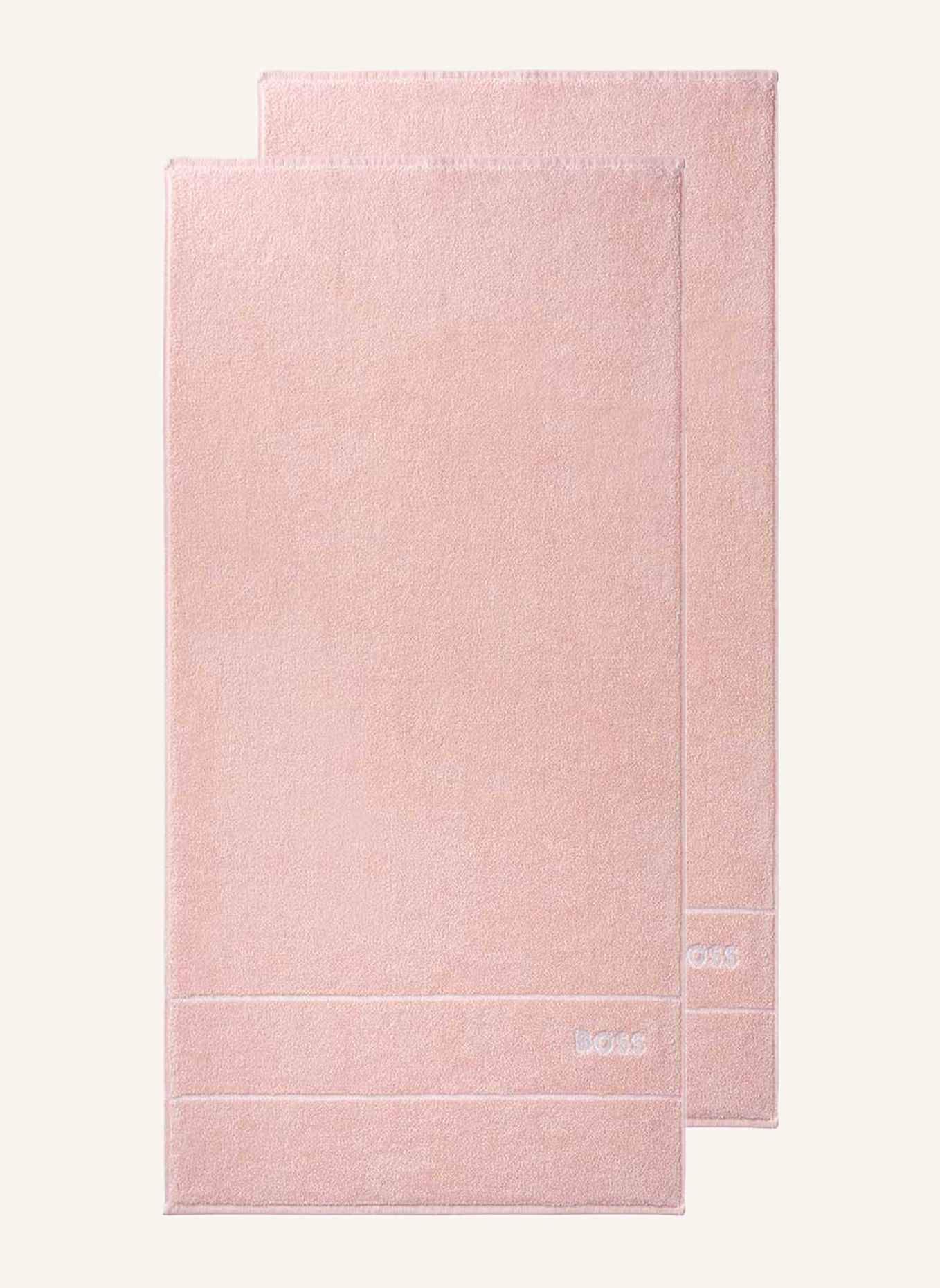 BOSS Handtuch 2er Set PLAIN: HELLROSA
