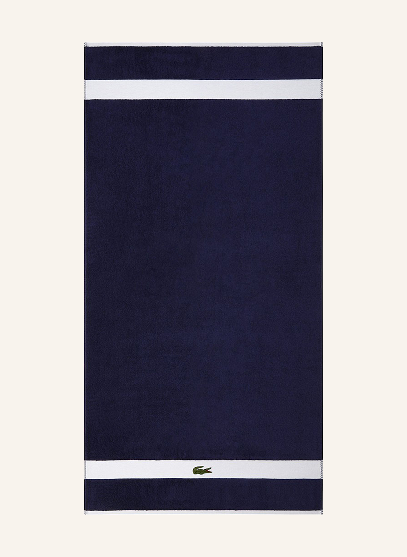 LACOSTE Duschtuch LCASUAL: DUNKELBLAU