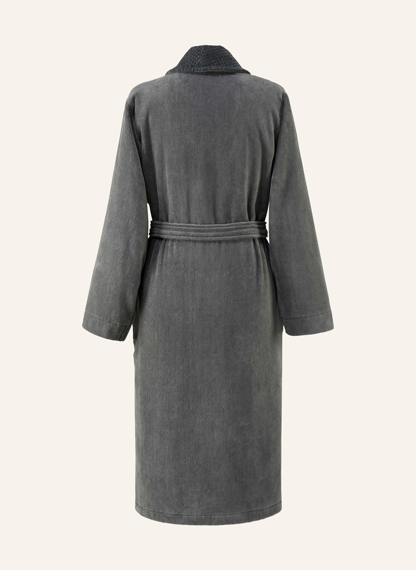 BOSS Bademantel DOUBLEB: DUNKELGRAU