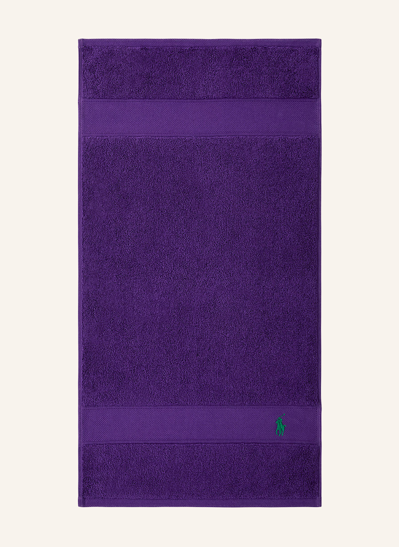 RALPH LAUREN HOME Gästetuch 2er Set POLOPLAYER: LILA