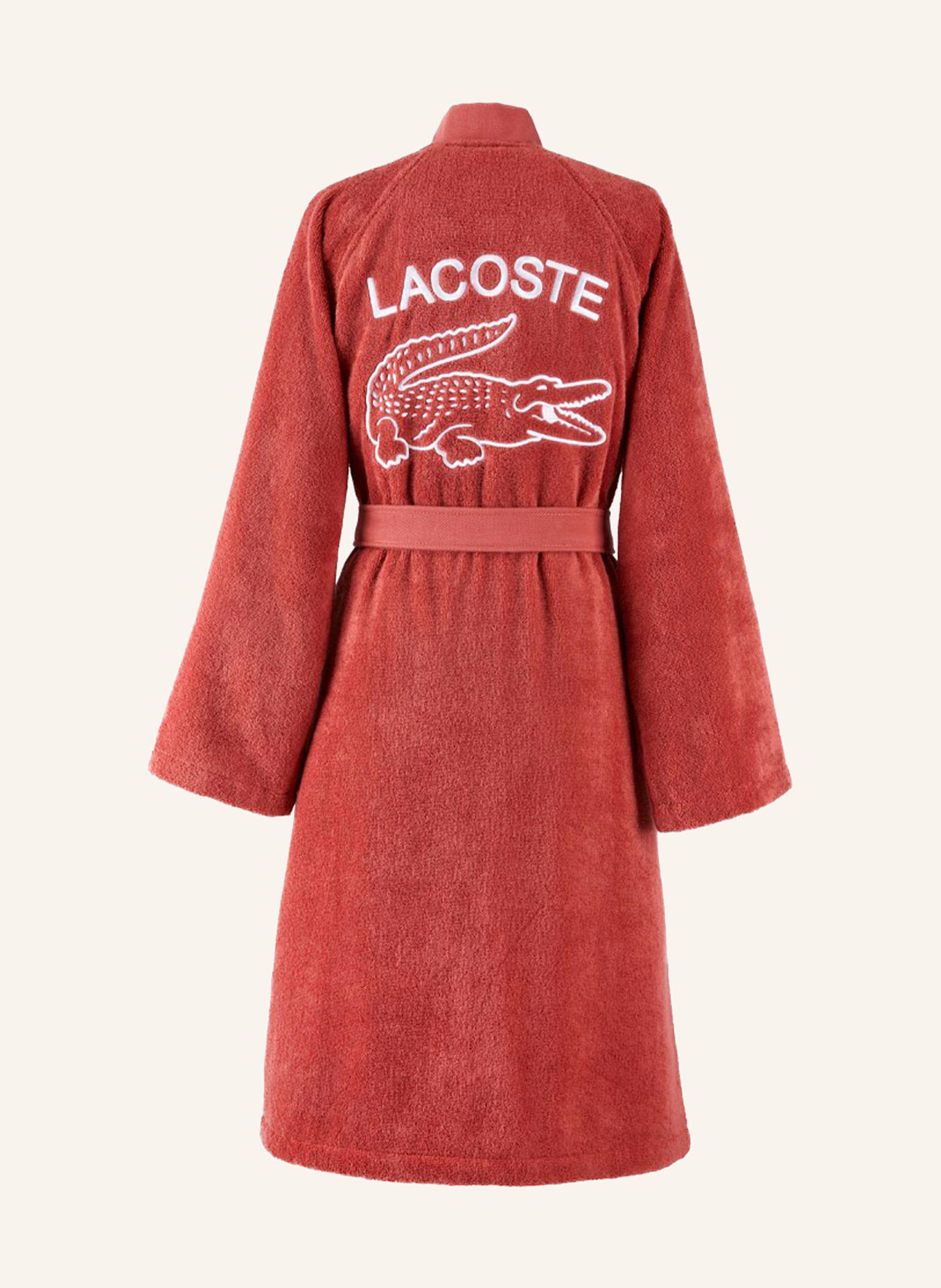 LACOSTE Bademantel LDEFILE: DUNKELORANGE