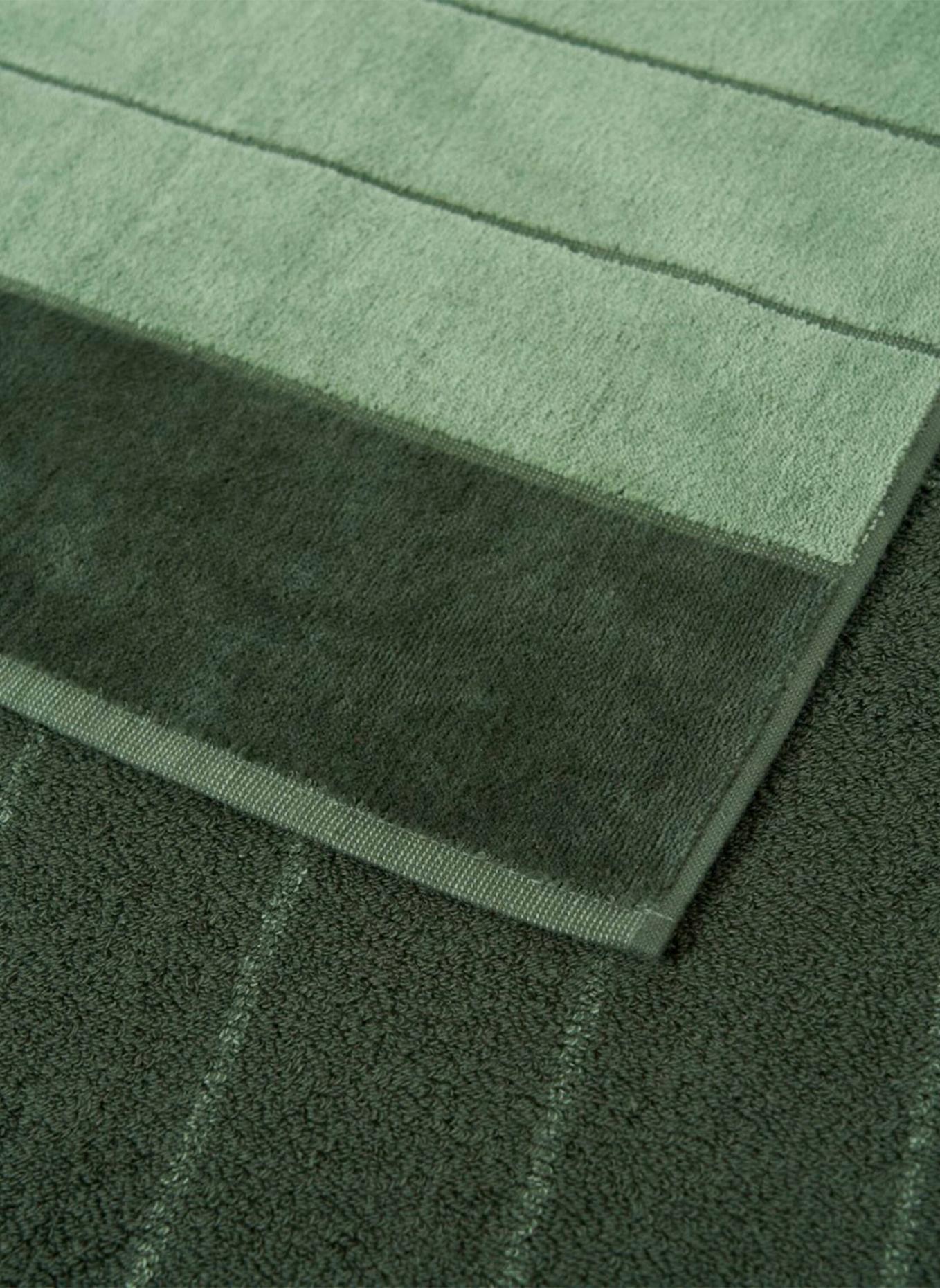 BOSS Badetuch DOUBLEB: DUNKELGRÜN