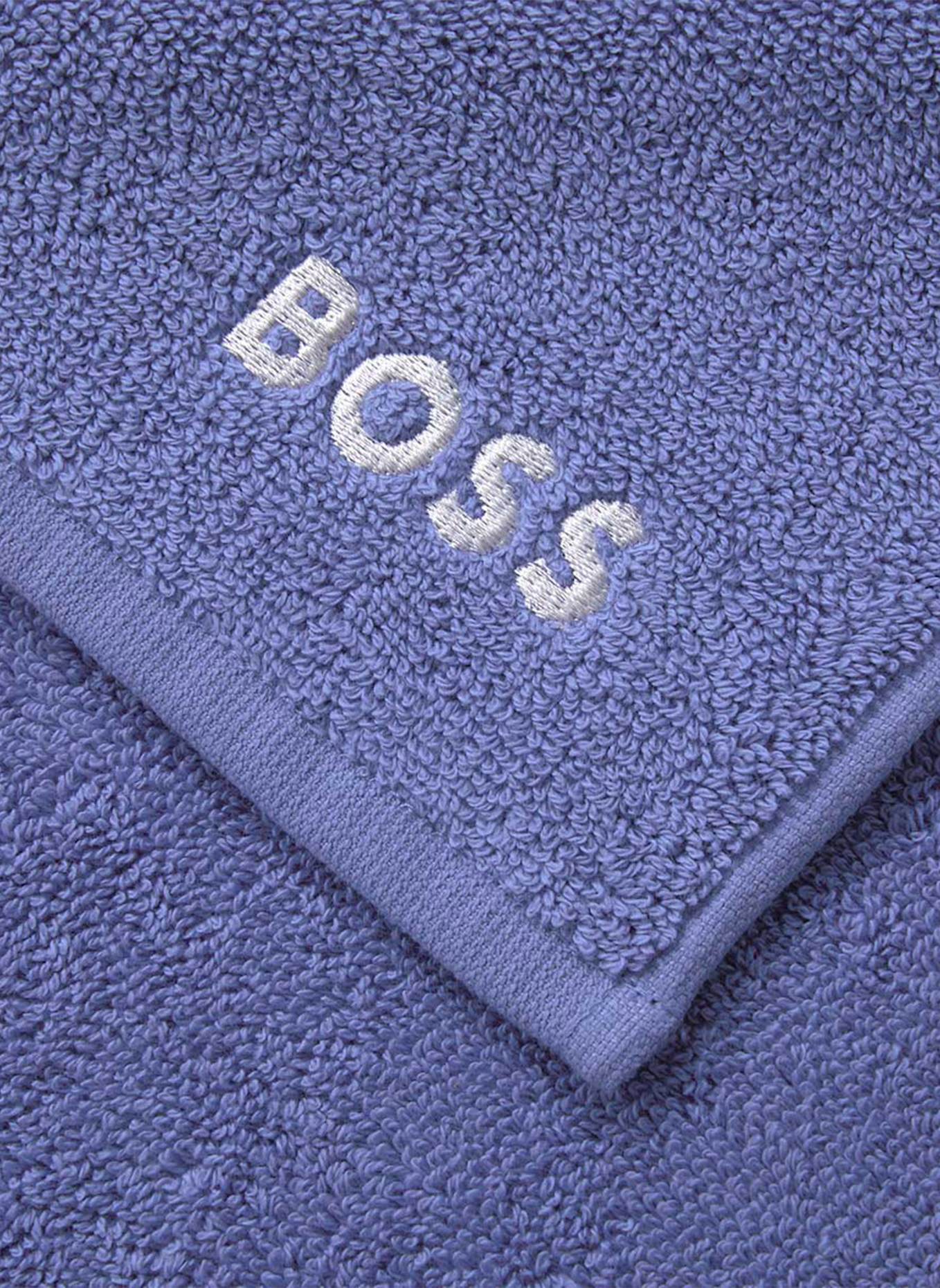 BOSS Duschtuch PLAIN: BLAU