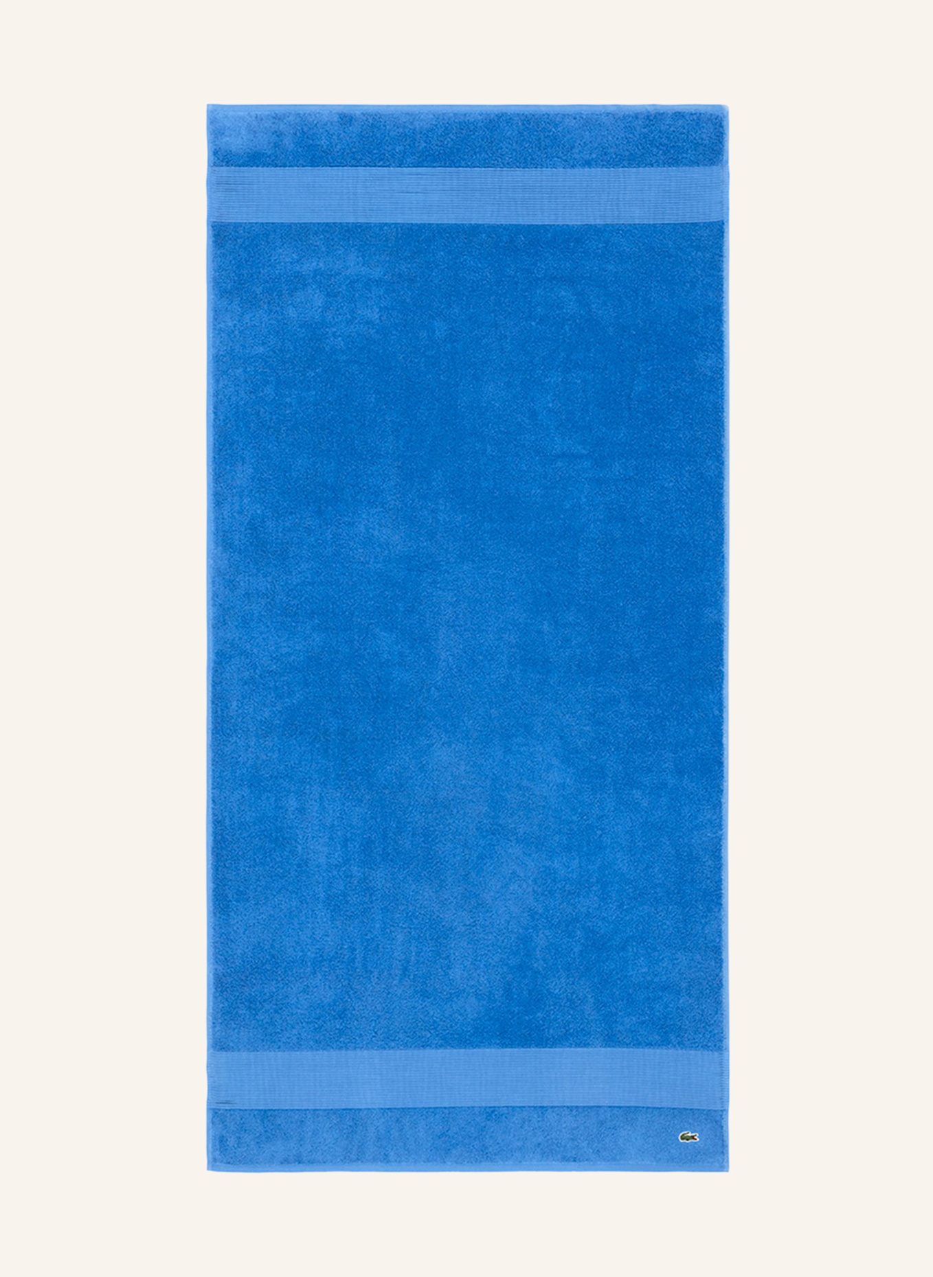 LACOSTE Duschtuch LLECROCO: HELLBLAU