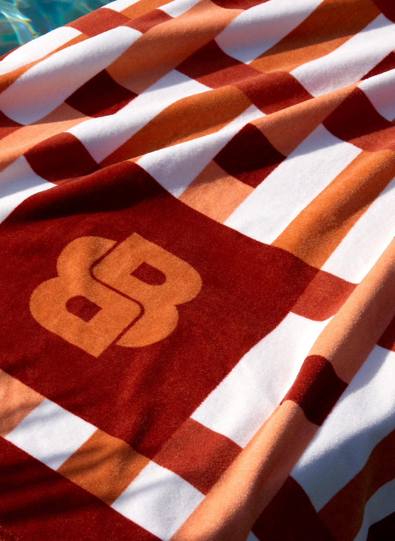 BOSS Strandtuch LATICE: ORANGE