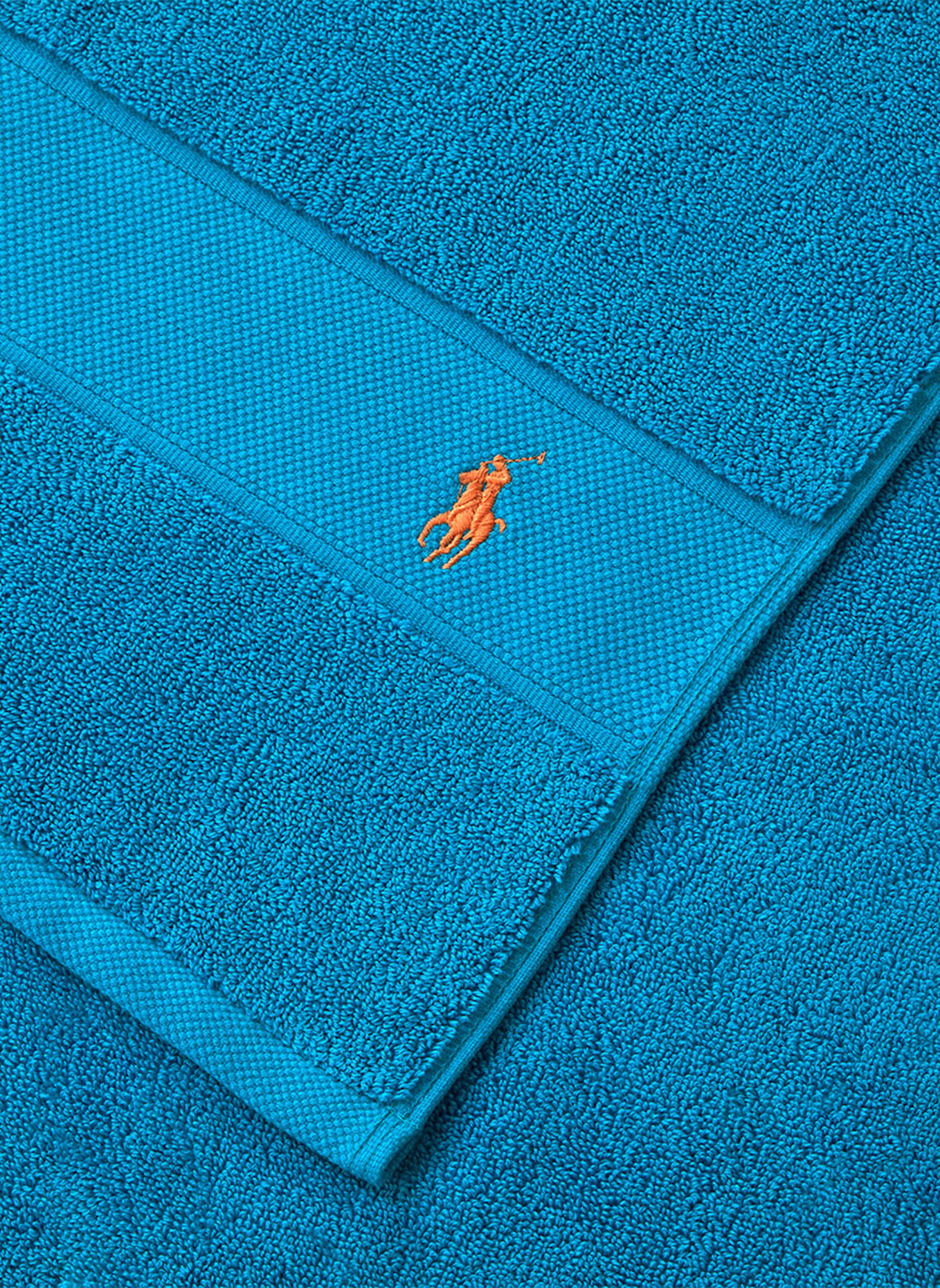 RALPH LAUREN HOME Duschtuch POLOPLAYER: BLAU