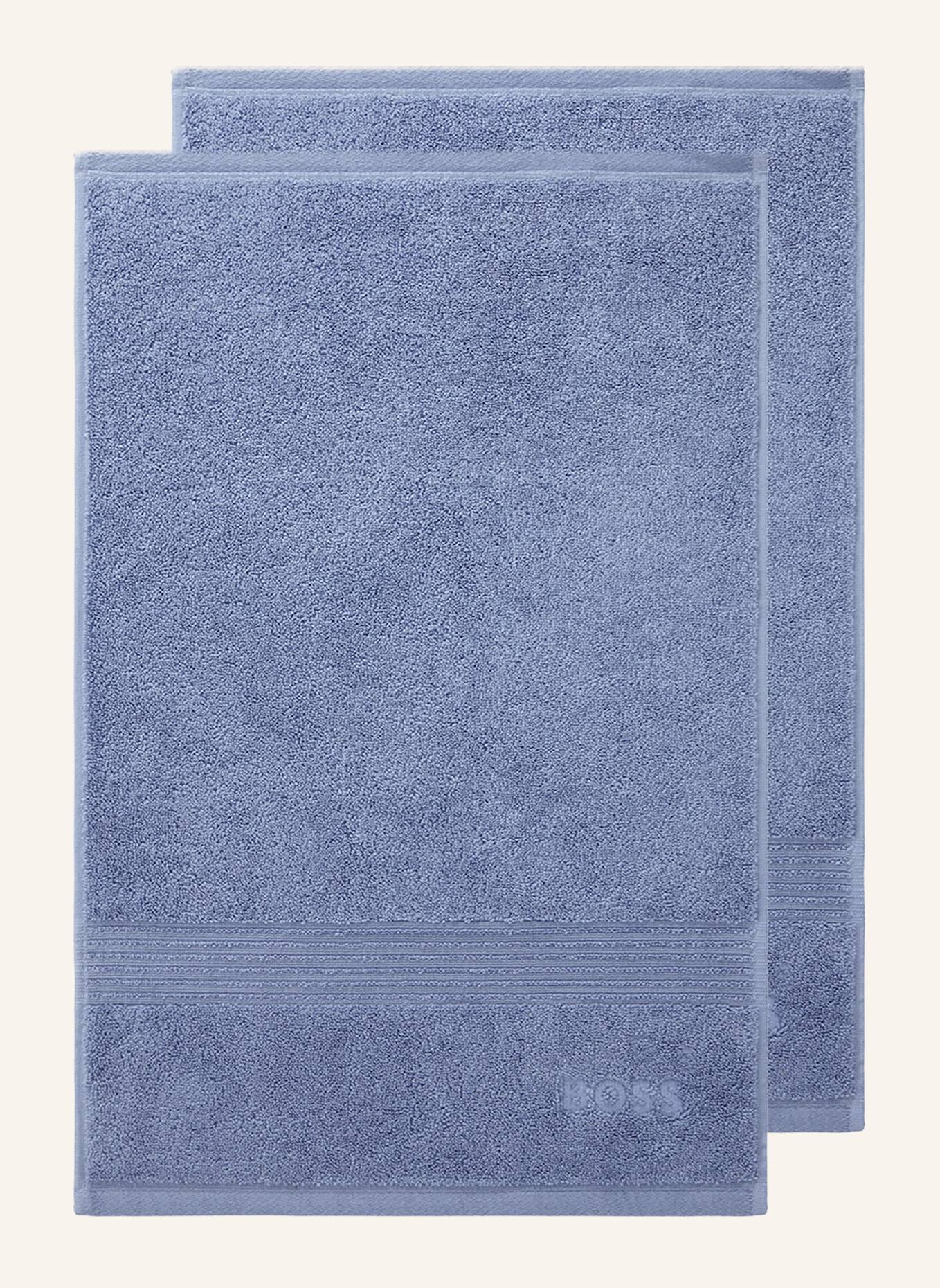 BOSS Gästetuch 2er Set LOFT: HELLBLAU