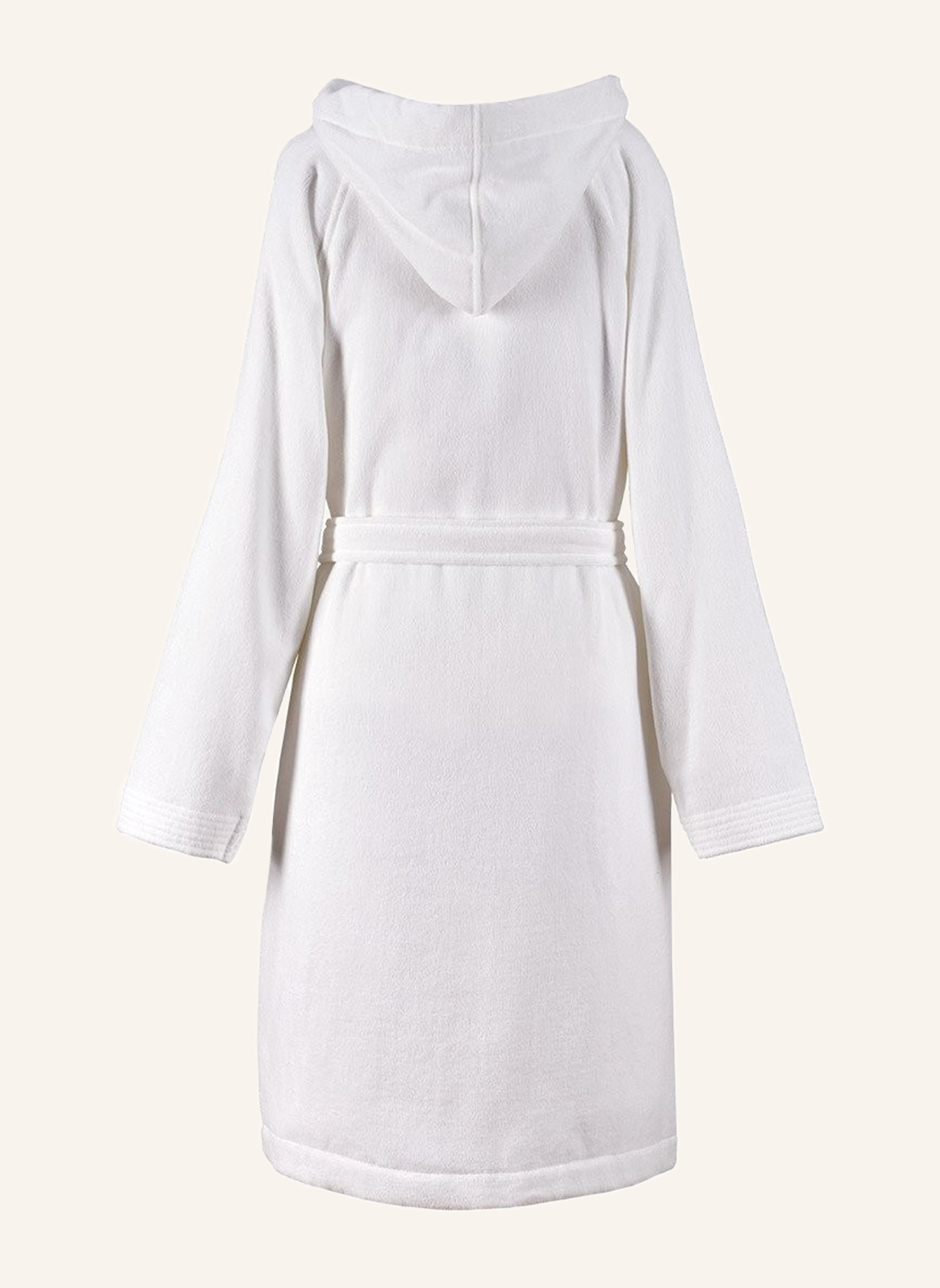 BOSS Bademantel PLAIN: WEISS