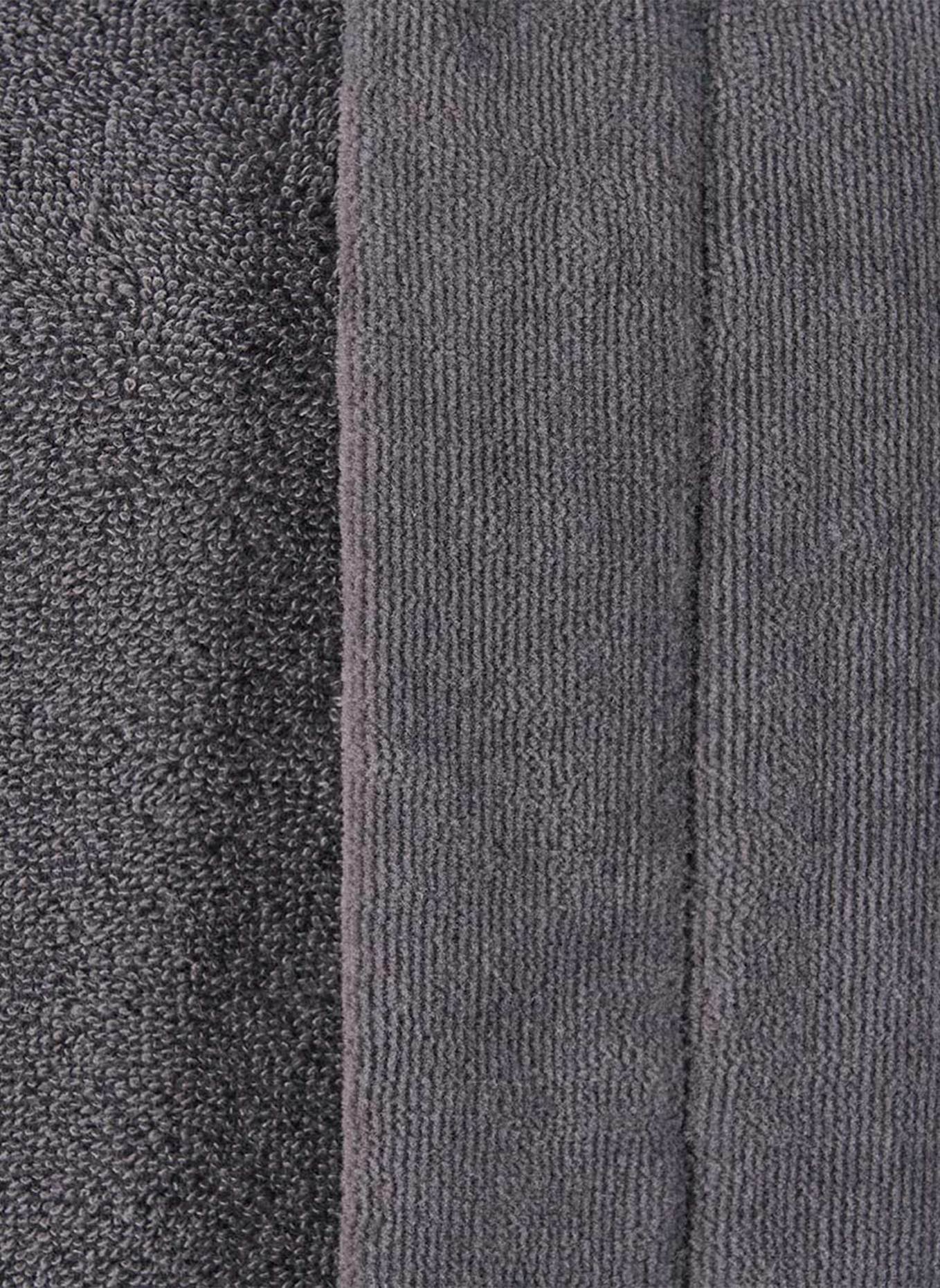 BOSS Bademantel PLAIN: DUNKELGRAU