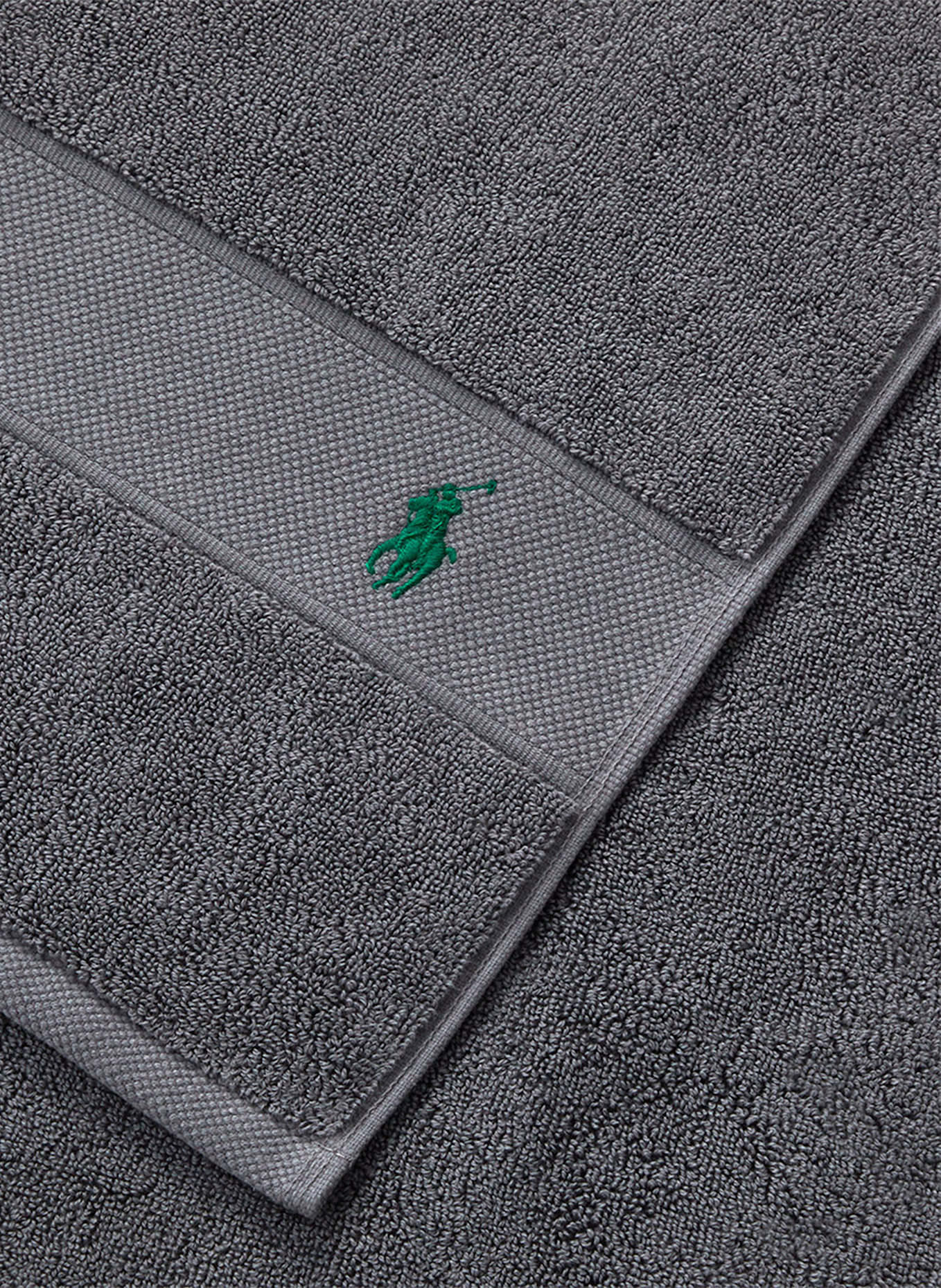 RALPH LAUREN HOME Handtuch POLOPLAYER: DUNKELGRAU