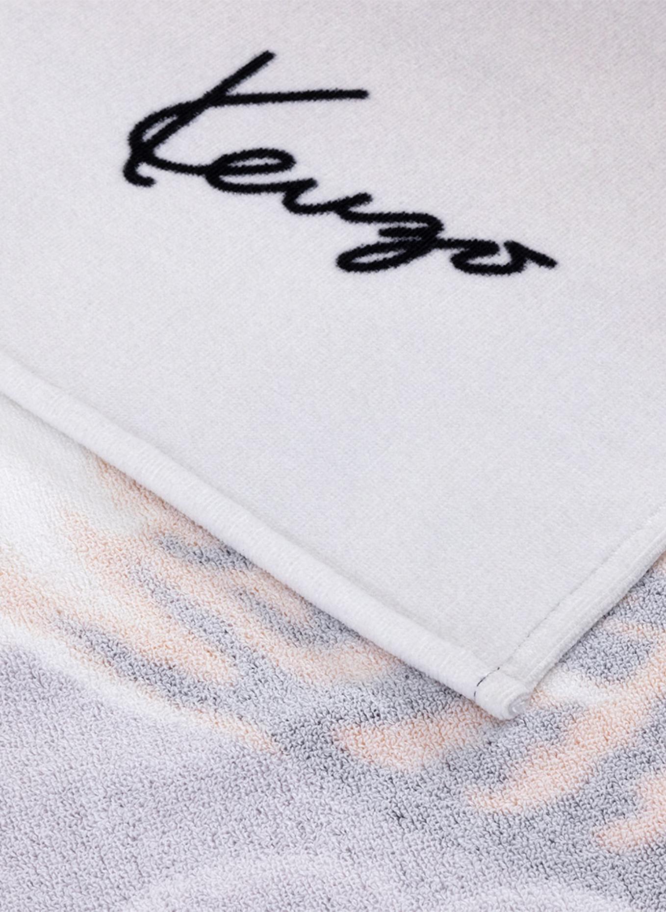 KENZO HOME Strandtuch KCLOUD: SCHWARZ/ GRAU