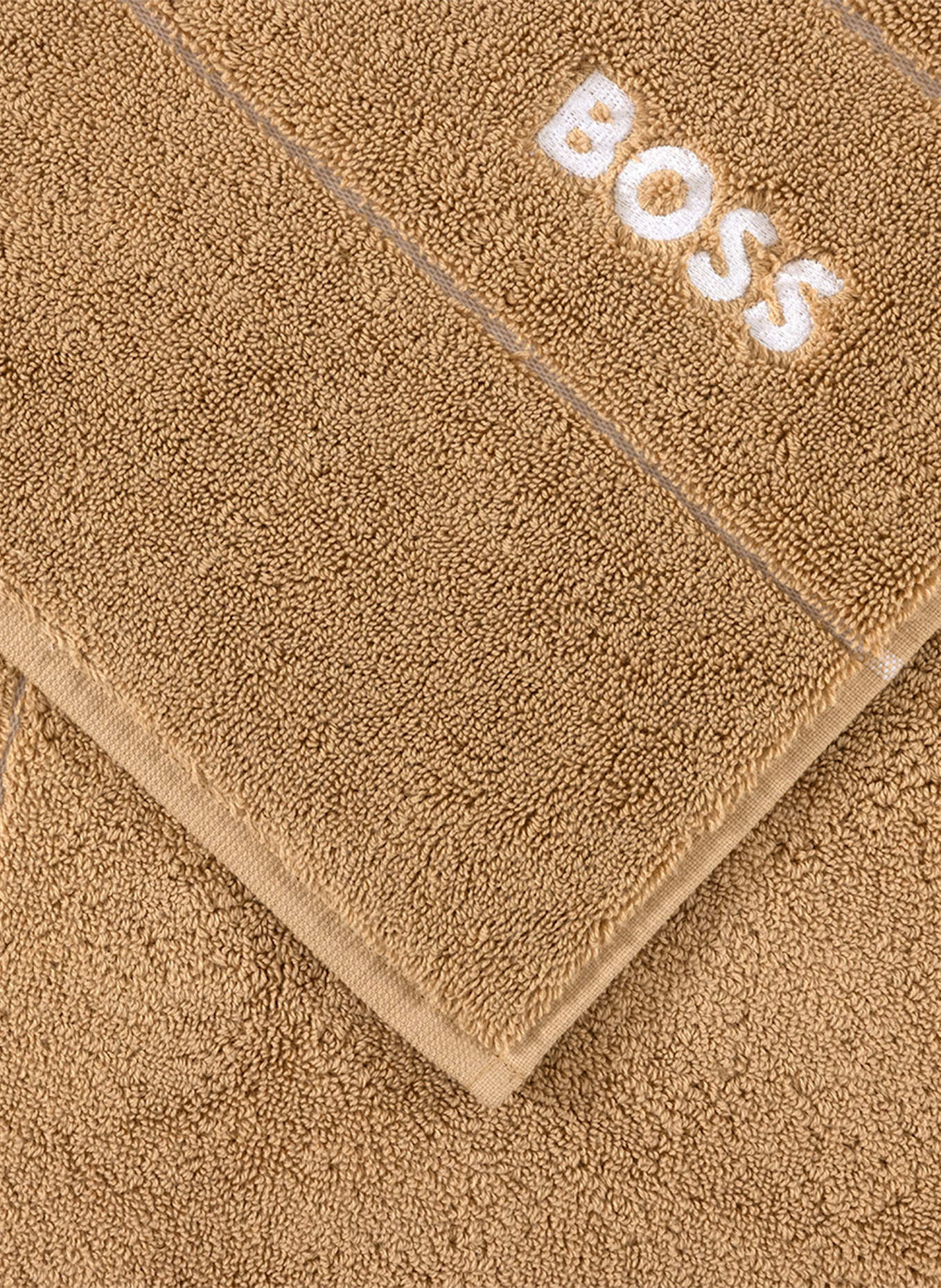 BOSS Duschtuch PLAIN: HELLBRAUN