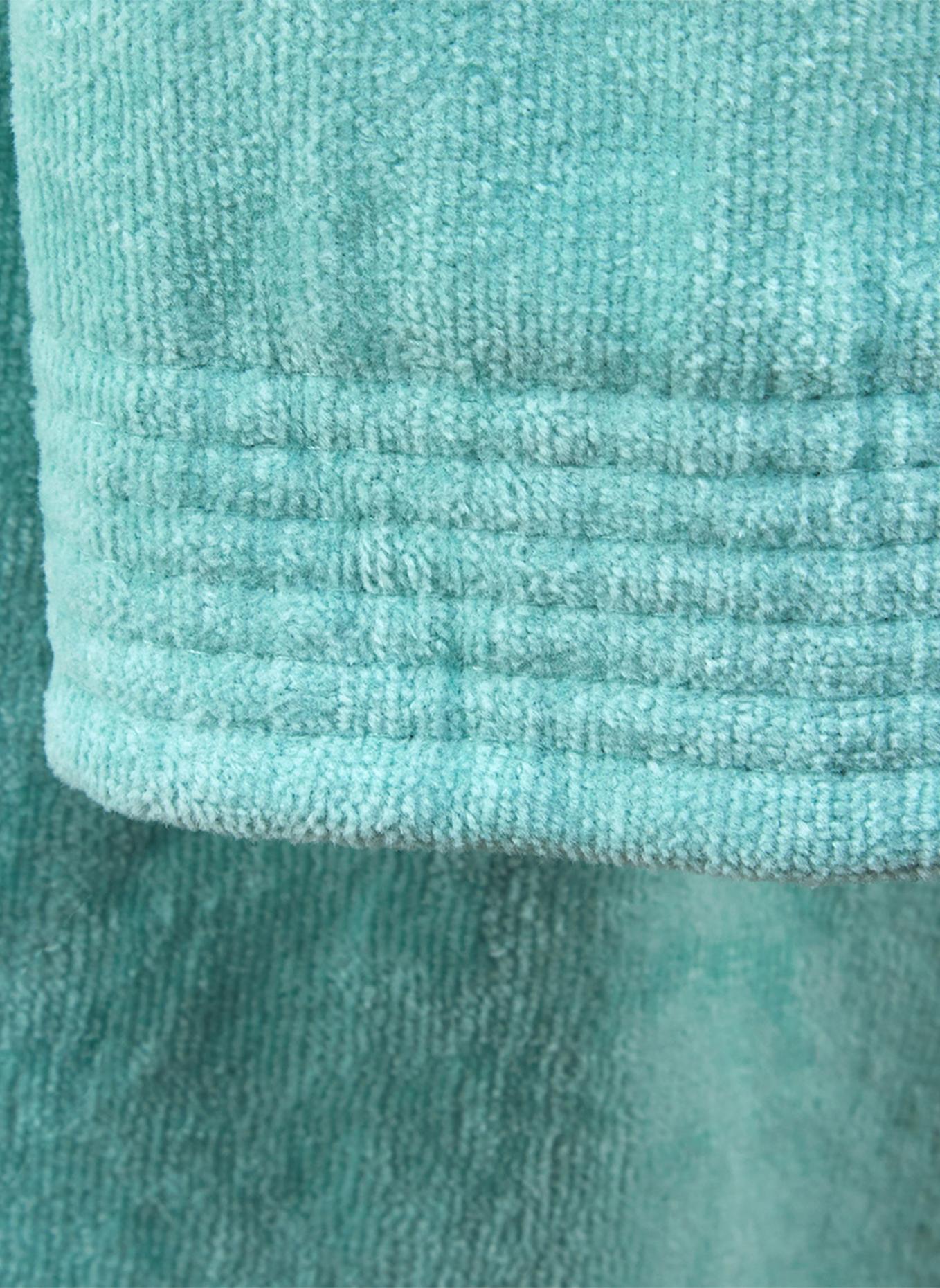 BOSS Bademantel PLAIN: TÜRKIS