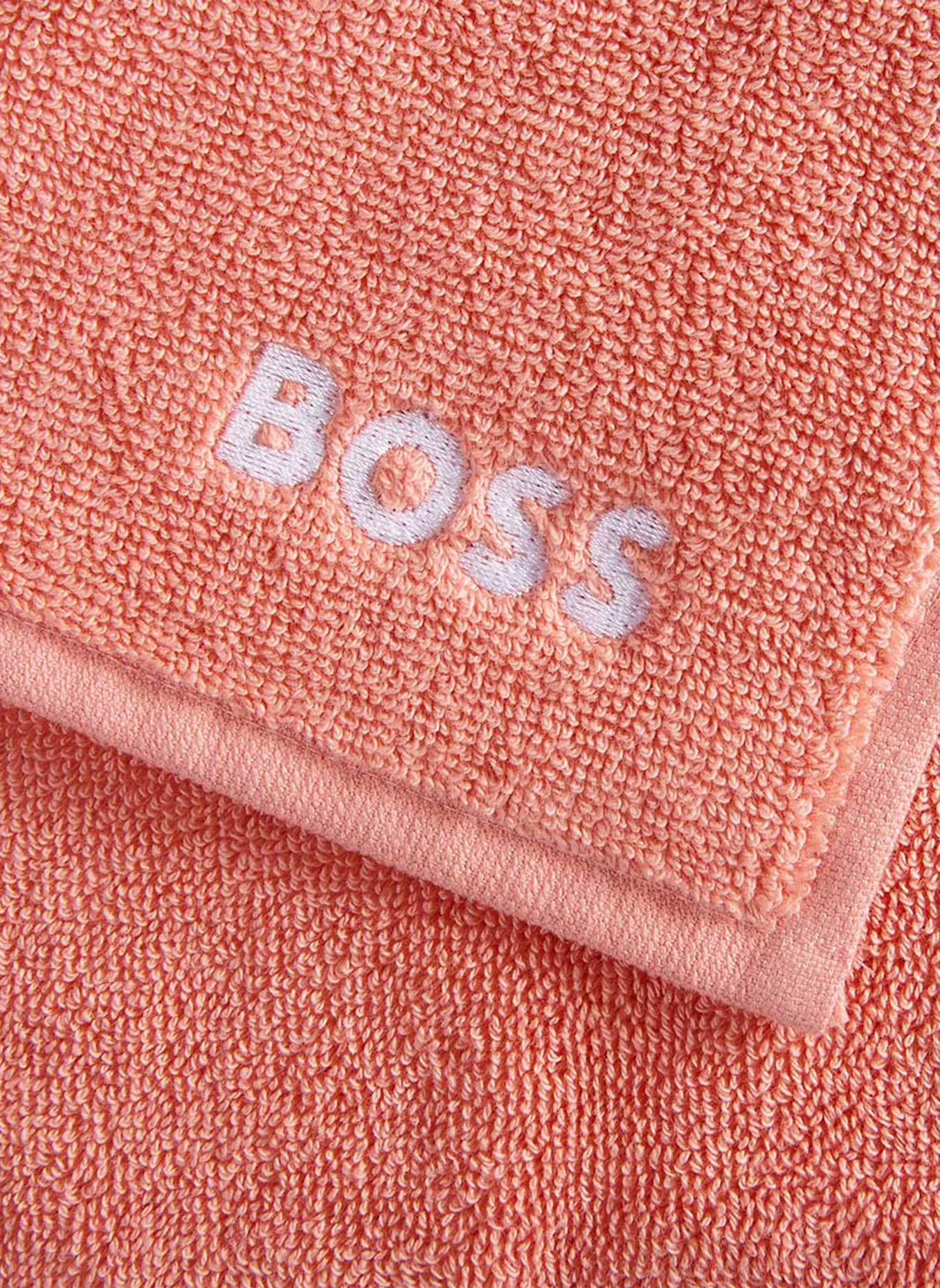 BOSS Waschlappen 4er Set PLAIN: ORANGE