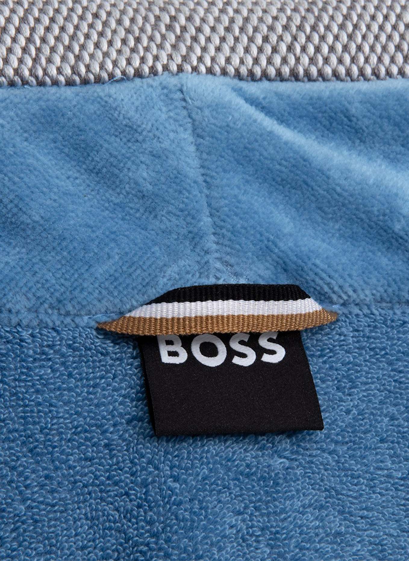 BOSS Bademantel LORD: HELLBLAU