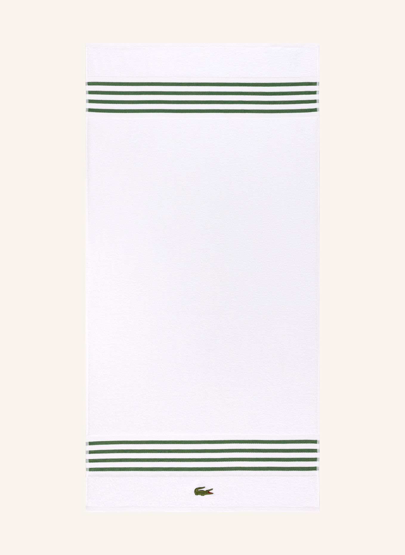 LACOSTE Duschtuch LCOURTLI: GRÜN