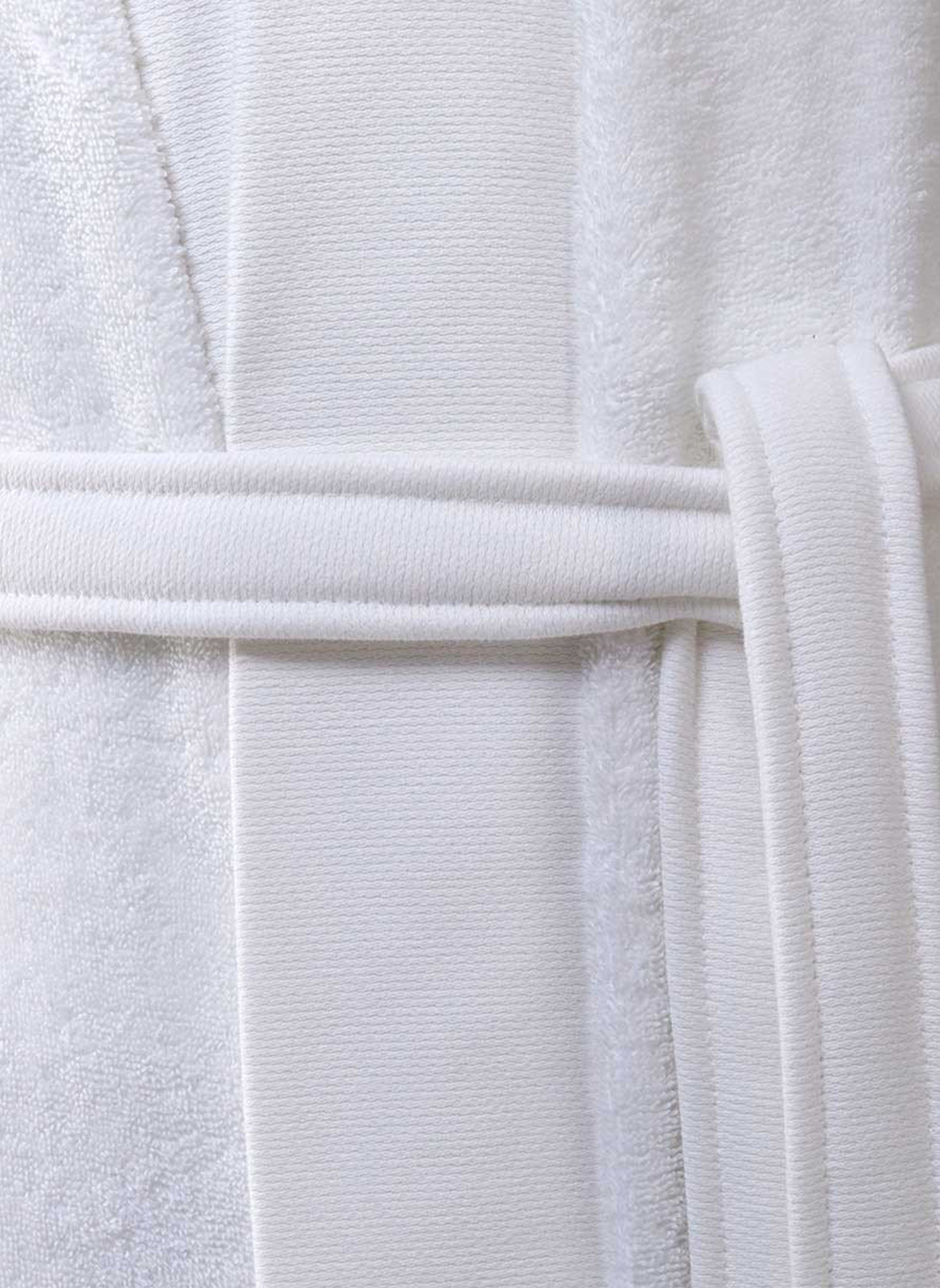 BOSS Bademantel PLAIN: WEISS