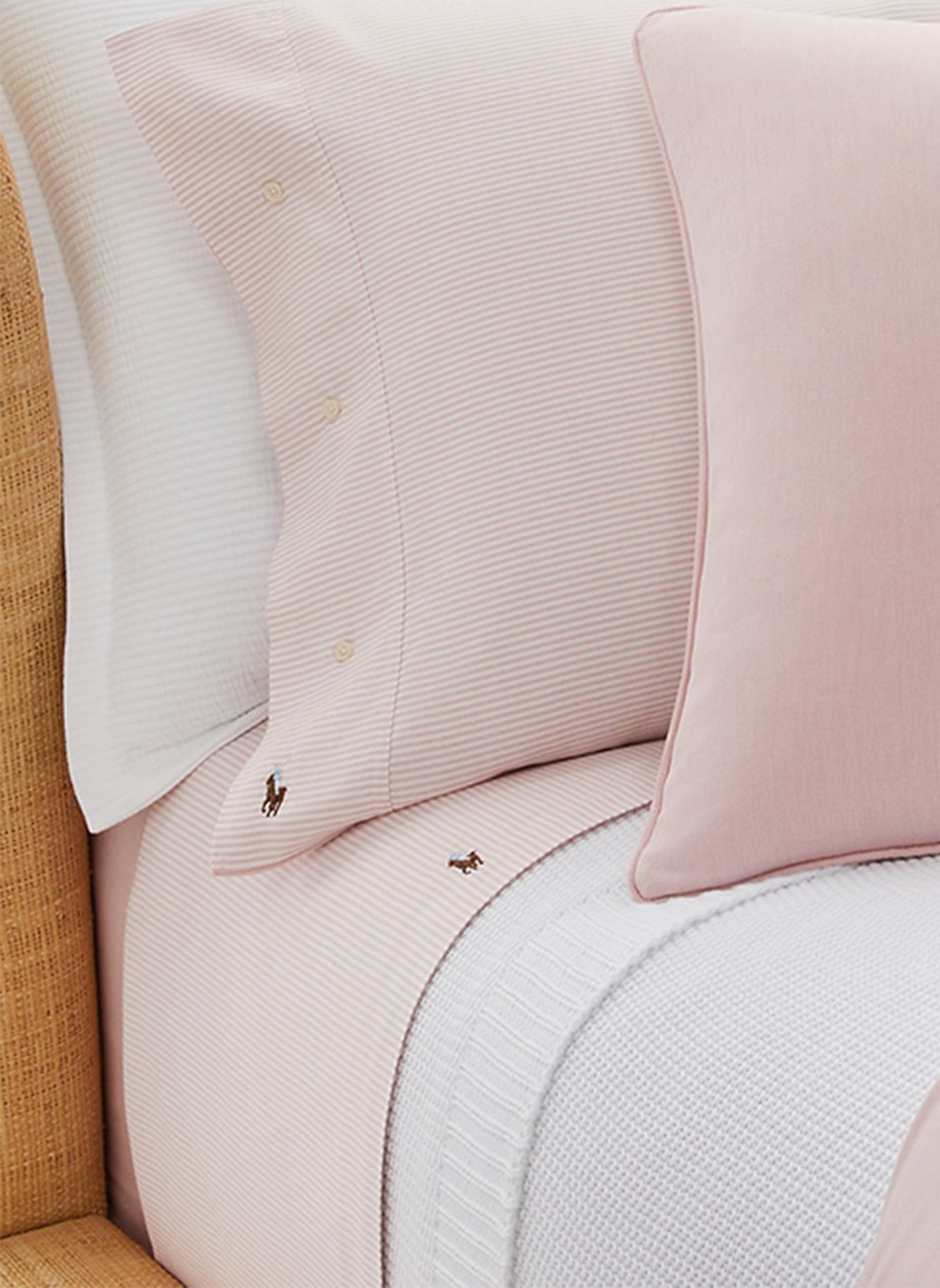 RALPH LAUREN HOME Bettwäsche Set OXFORD: ROSÉ