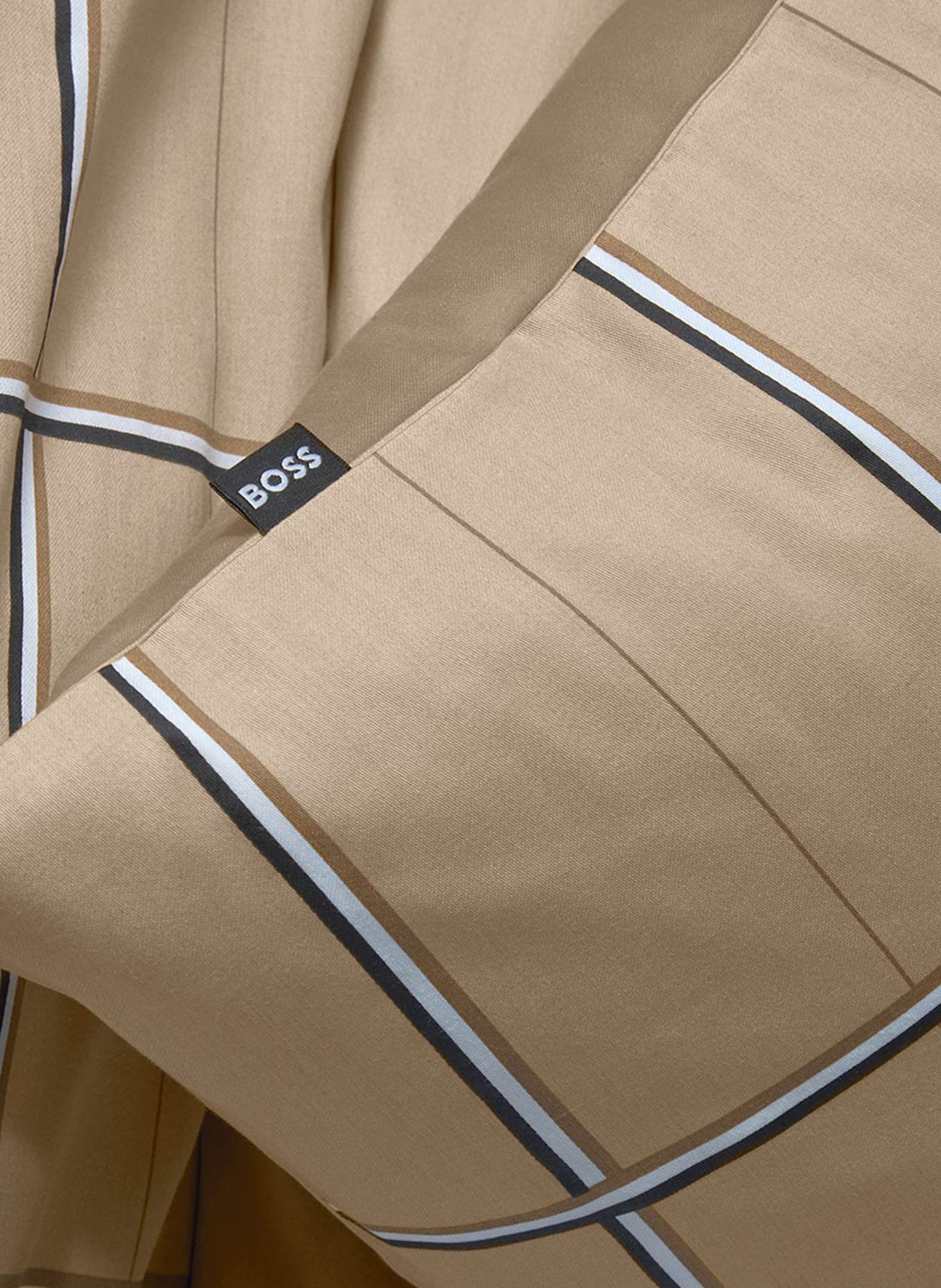 BOSS Bettwäsche Set BOSSCHECK: BEIGE