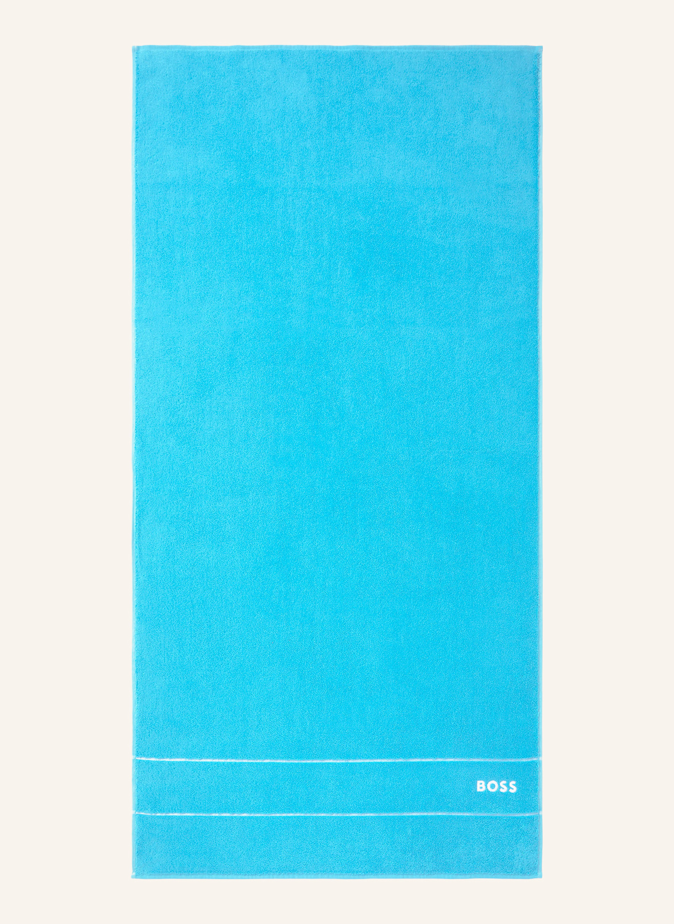 BOSS Duschtuch PLAIN: HELLBLAU