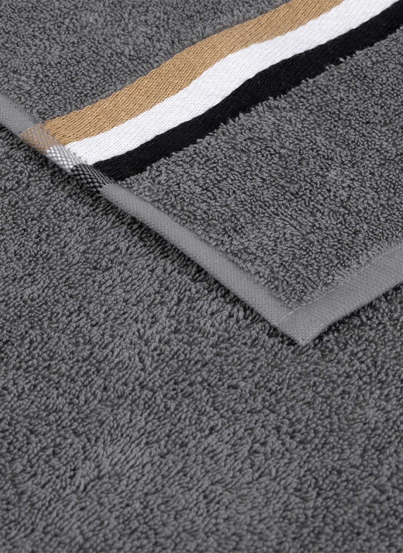 BOSS Badetuch BLINEA: GRAU