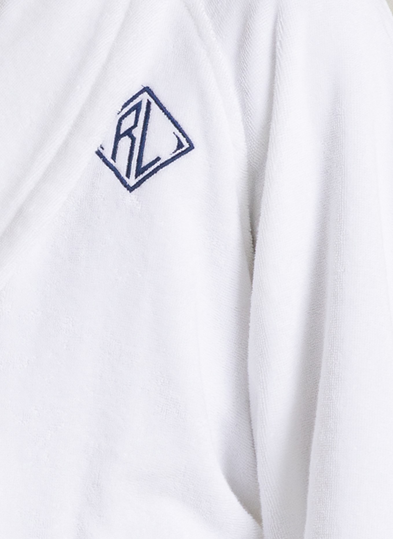 RALPH LAUREN HOME Bademantel LANGDON: WEISS