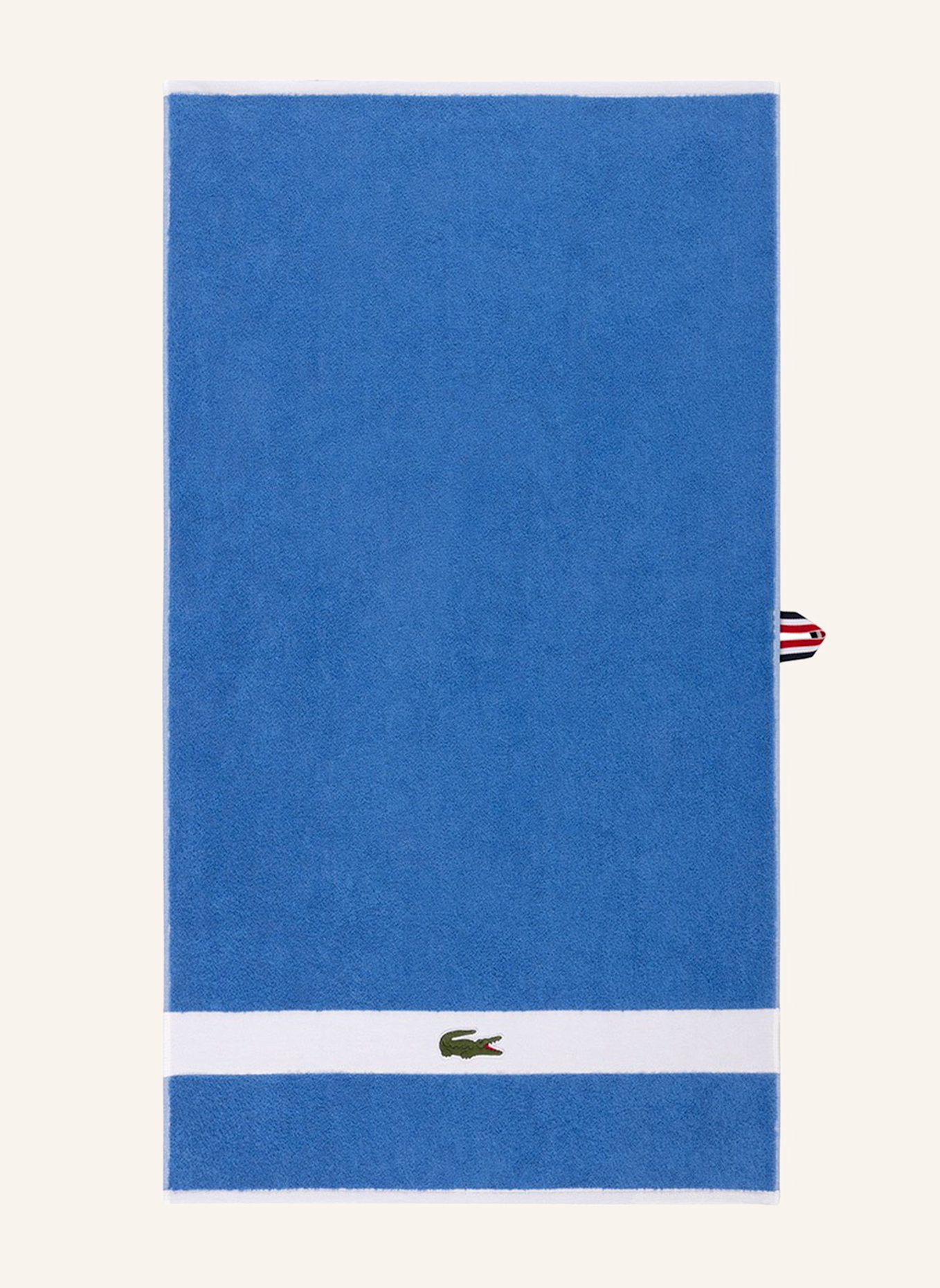 LACOSTE Handtuch LCASUAL: HELLBLAU