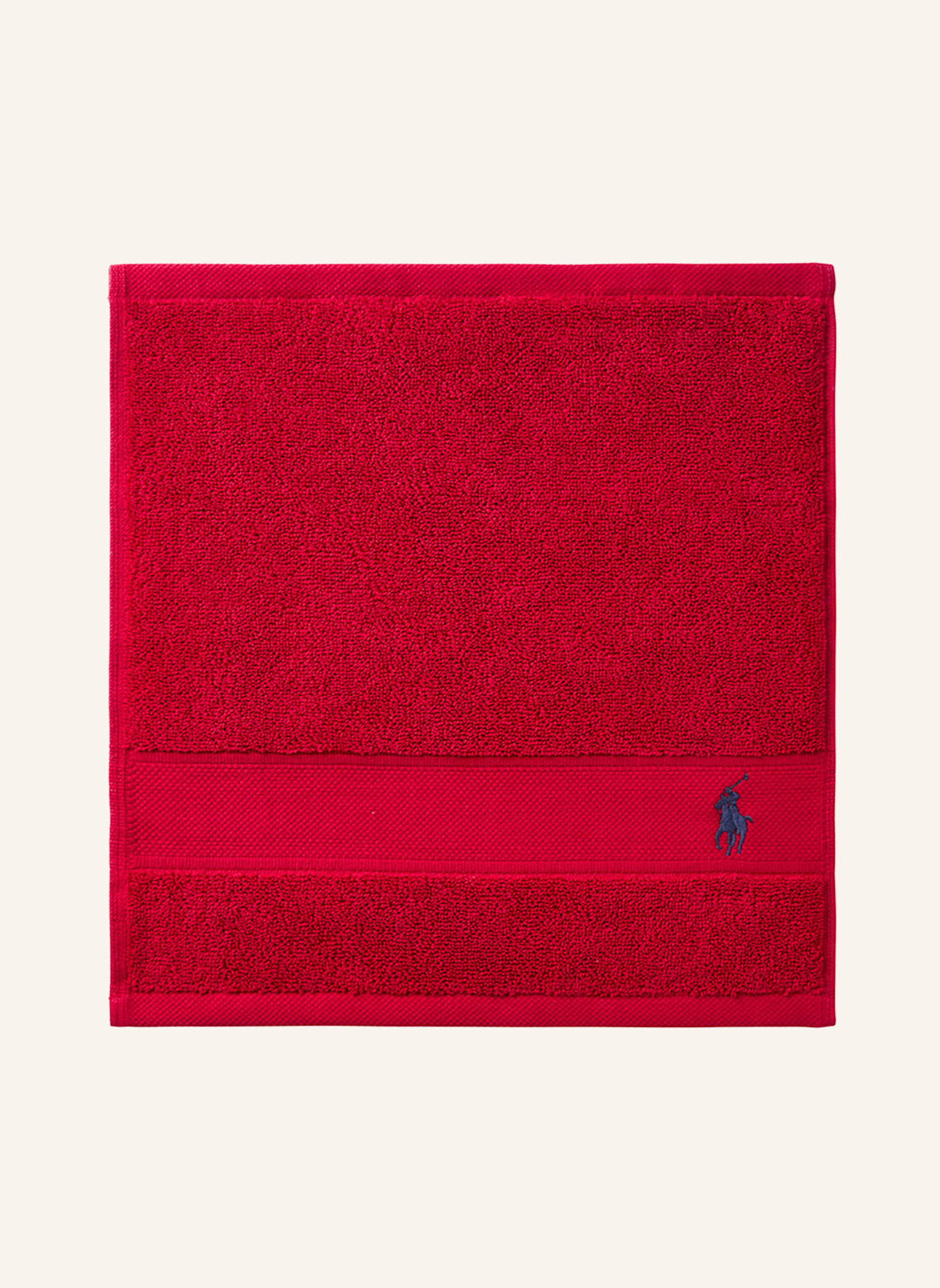 RALPH LAUREN HOME Waschhandschuh 4er Set POLOPLAYER: ROT