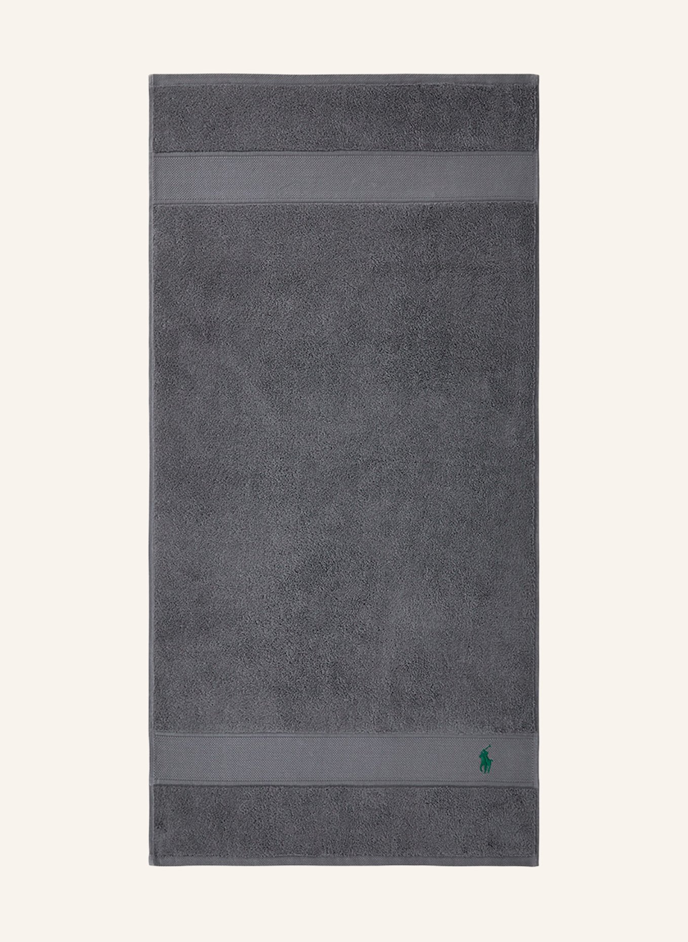 RALPH LAUREN HOME Handtuch POLOPLAYER: DUNKELGRAU