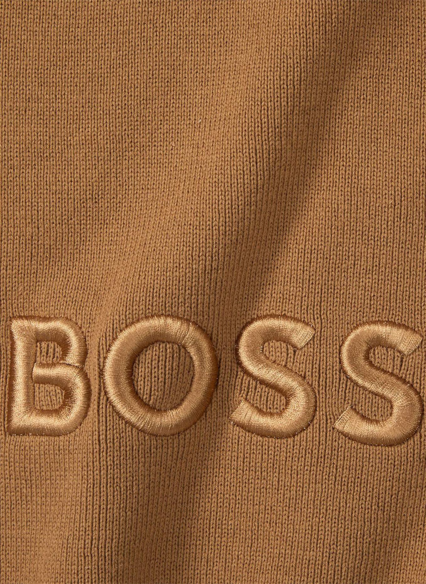 BOSS Plaid BOLDLOGO: CAMEL