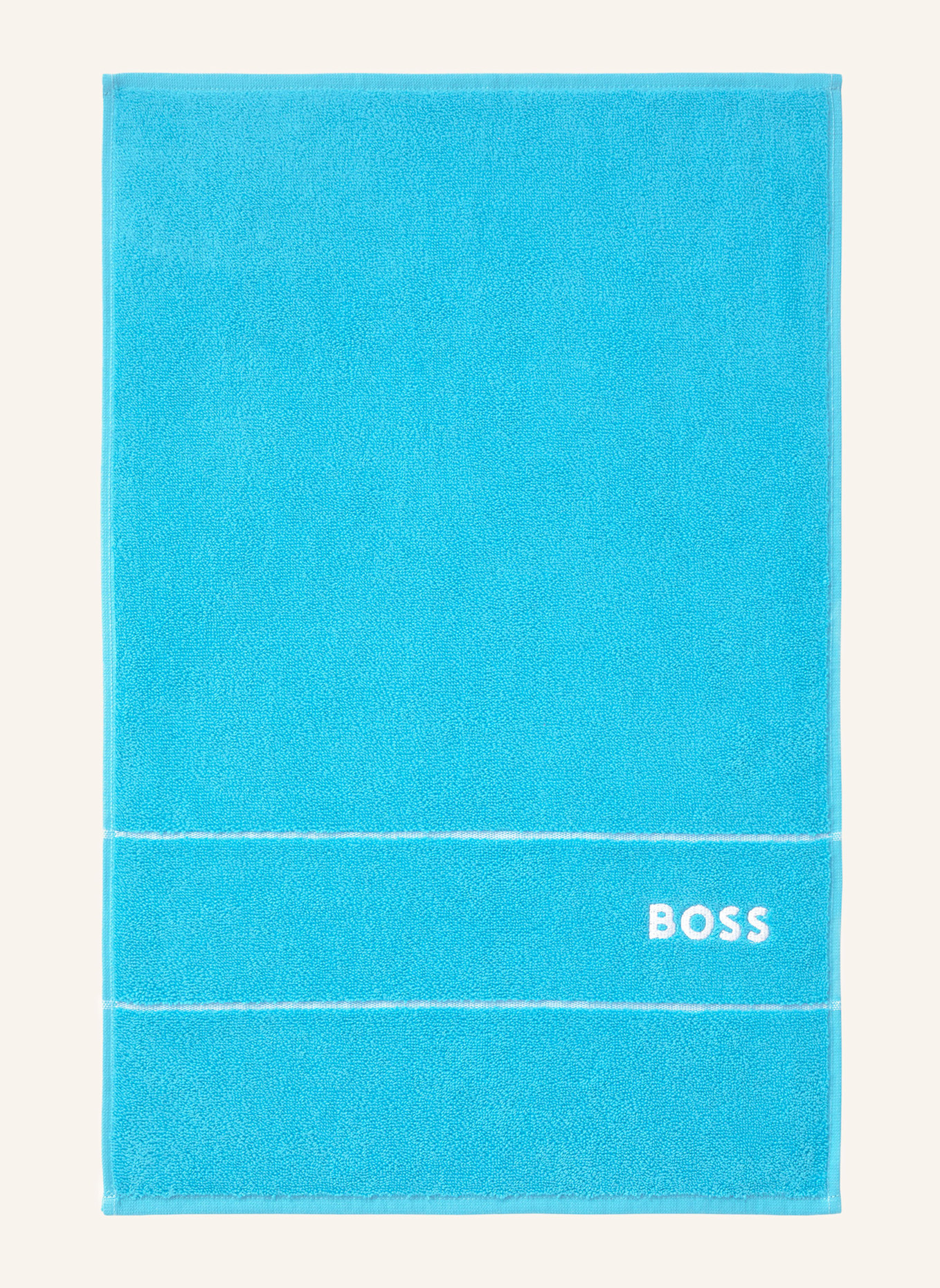 BOSS Gästetuch 2er Set PLAIN: HELLBLAU