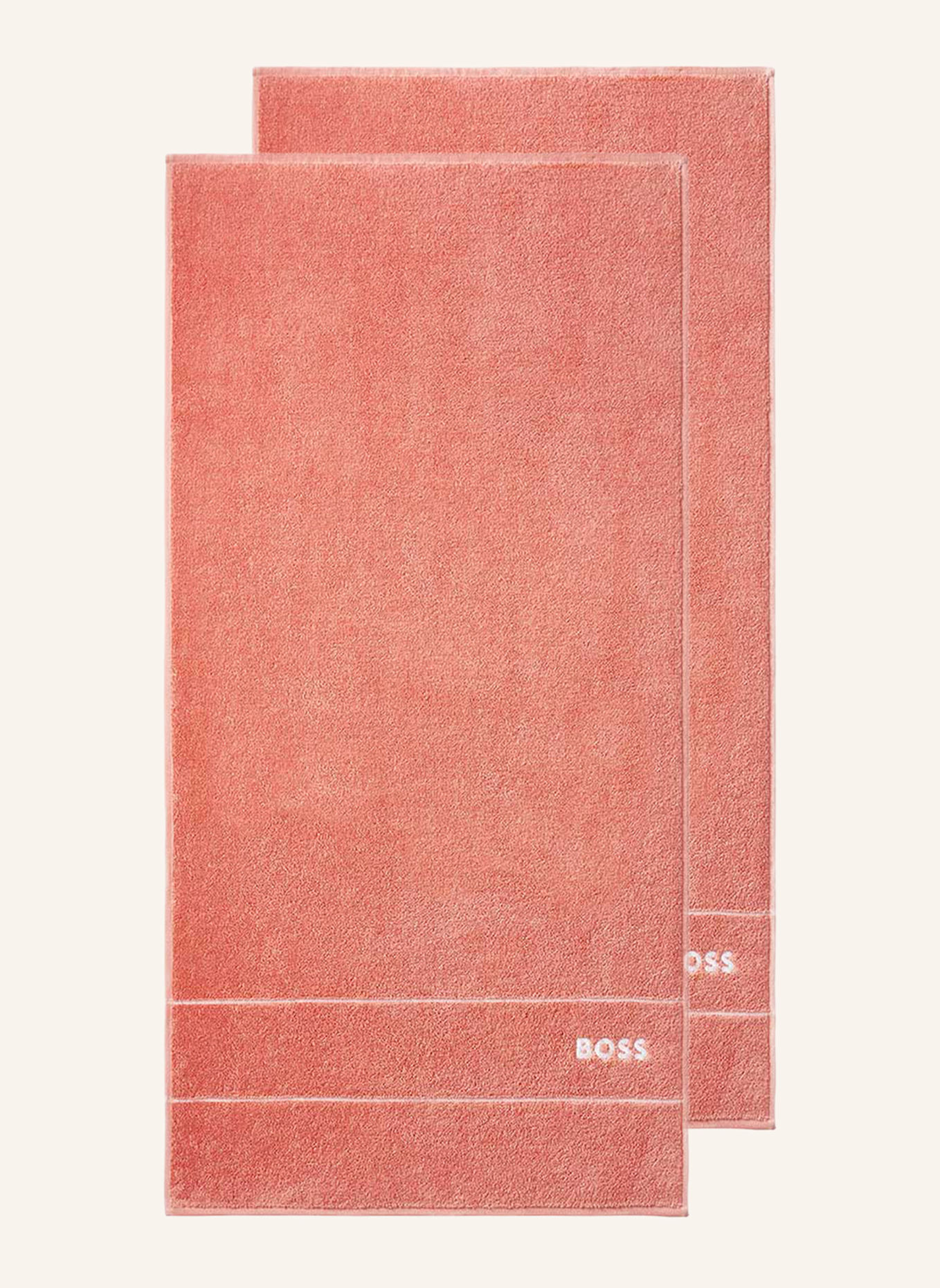BOSS Handtuch 2er Set PLAIN: ORANGE