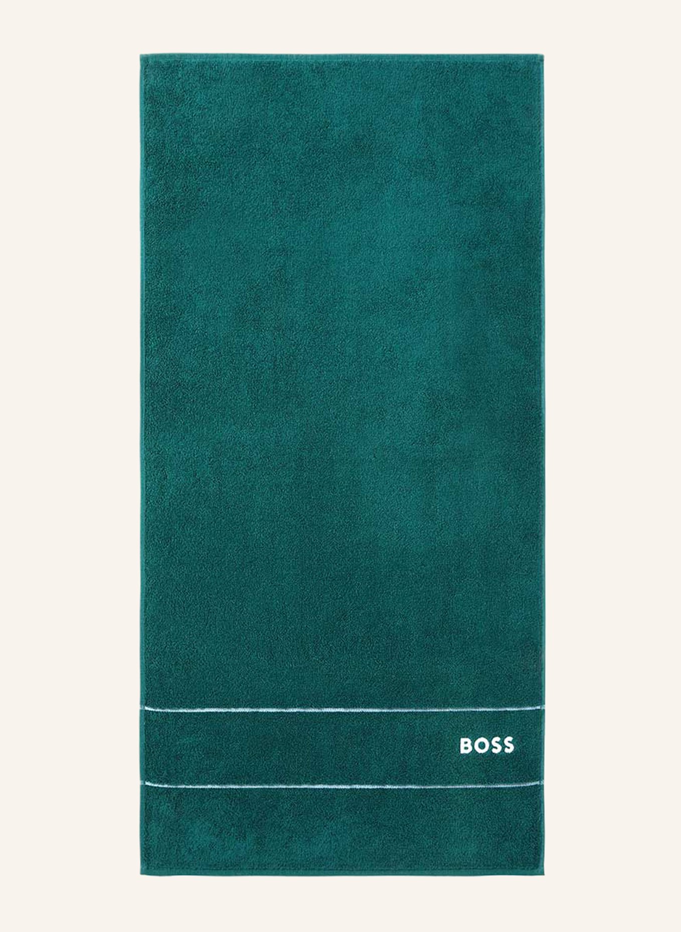 BOSS Handtuch 2er Set PLAIN: DUNKELGRÜN