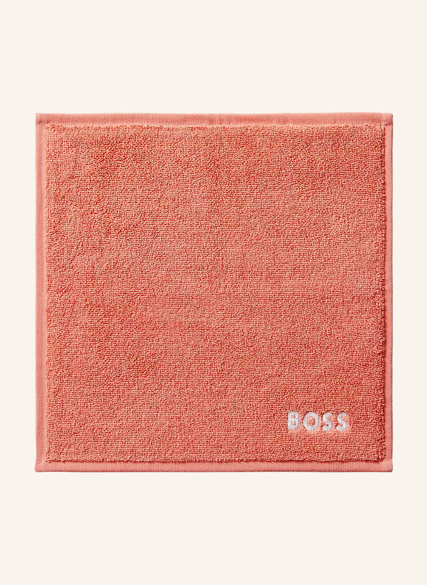 BOSS Waschlappen 4er Set PLAIN: ORANGE