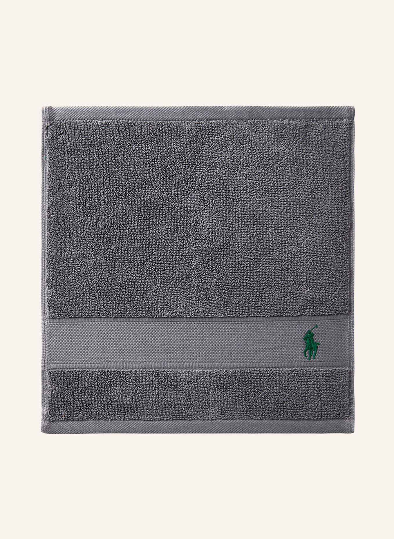 RALPH LAUREN HOME Waschhandschuh 4er Set POLOPLAYER: DUNKELGRAU