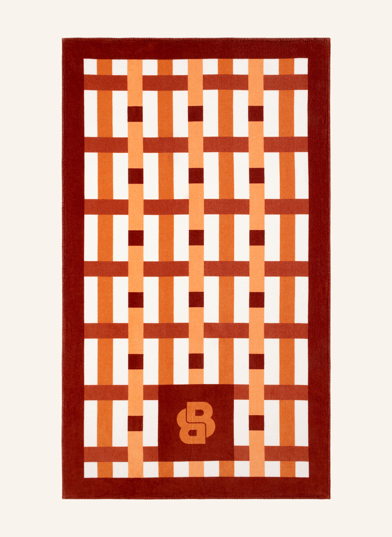 BOSS Strandtuch LATICE: ORANGE