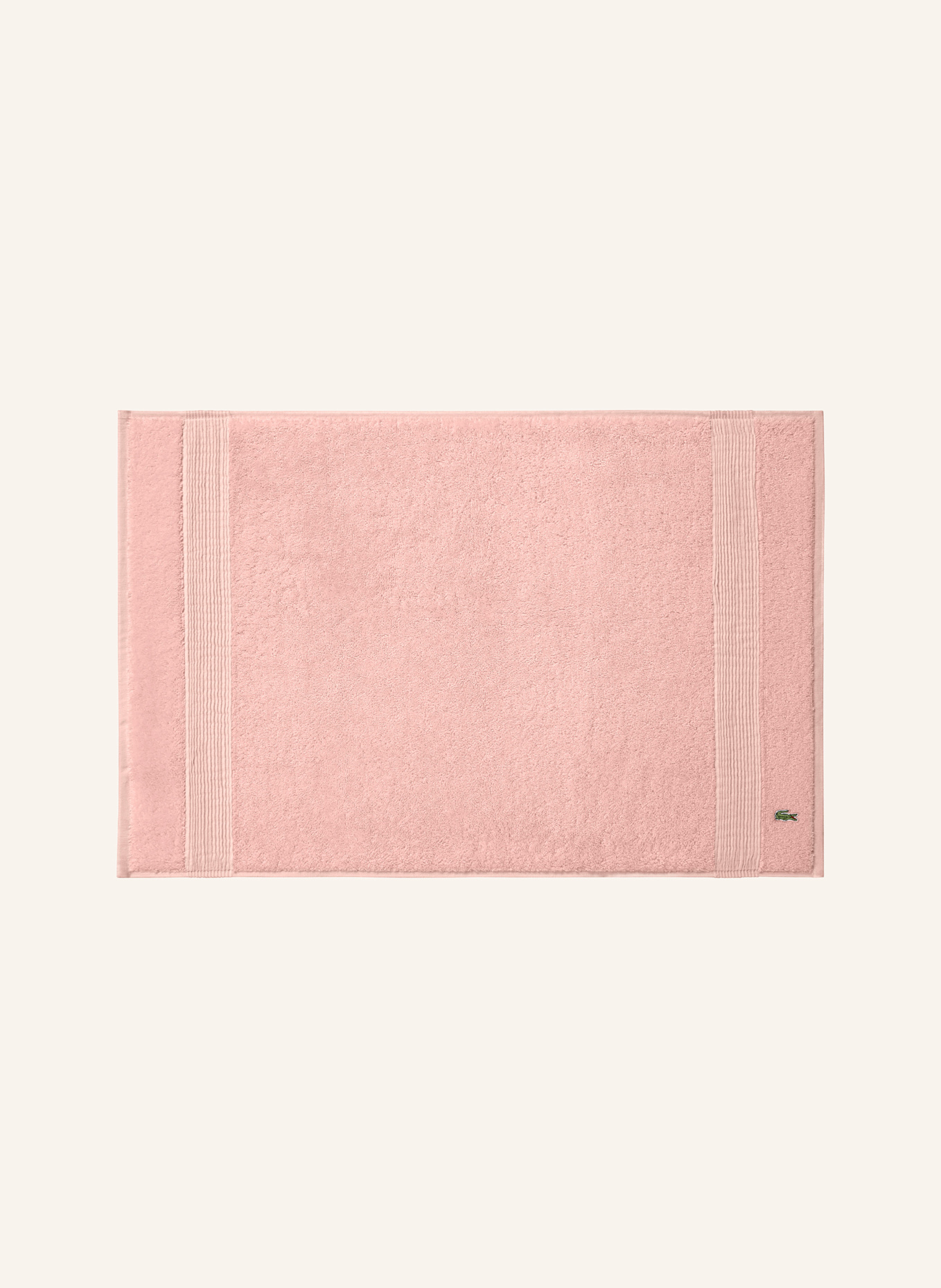 LACOSTE Badematte LLECROCO: ROSÉ